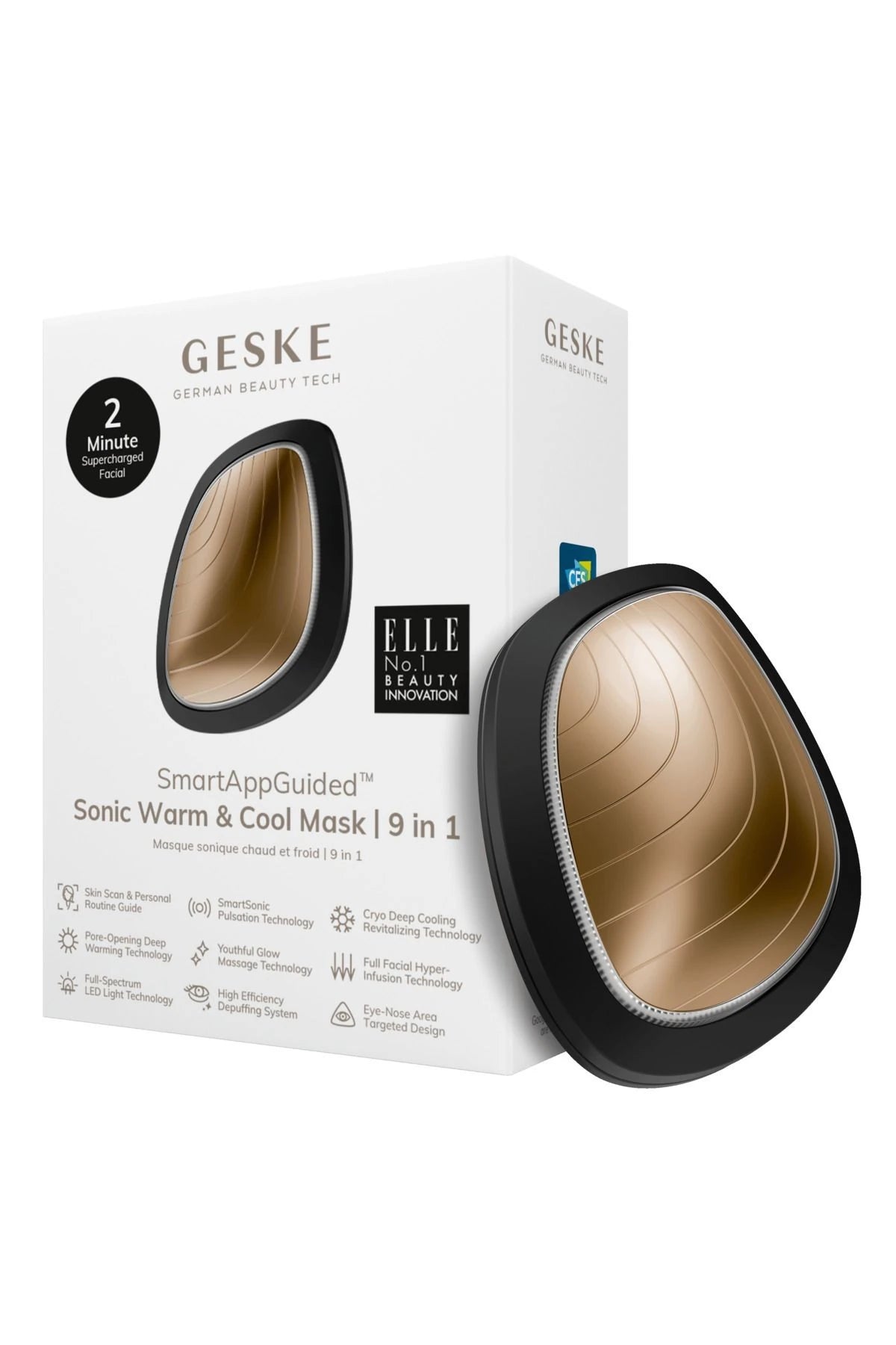Geske-Titreşimli, Soğutma Ve Isıtmalı, Led Terapili Yüz Maskesi Bakım Cihazı | Sonic Warm & Cool Mask-Cilt Bakım Aletleri-33-Milagron.com