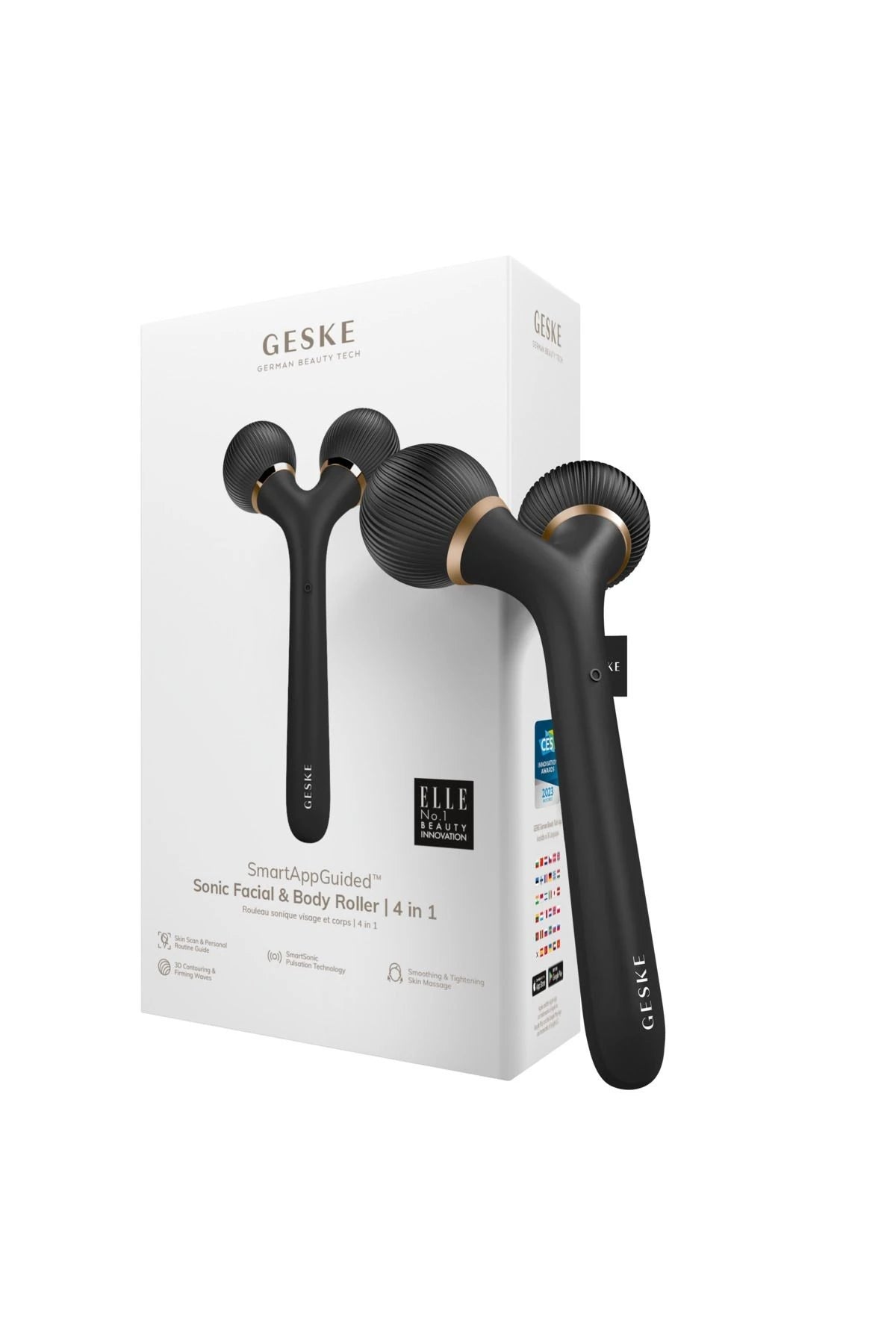 Geske-Titreşimli Yüz Şekillendirici Ve Vücüt Bakım Roller Cihazı | Sonic Facial & Body Roller-Cilt Bakım Aletleri-23-Milagron.com