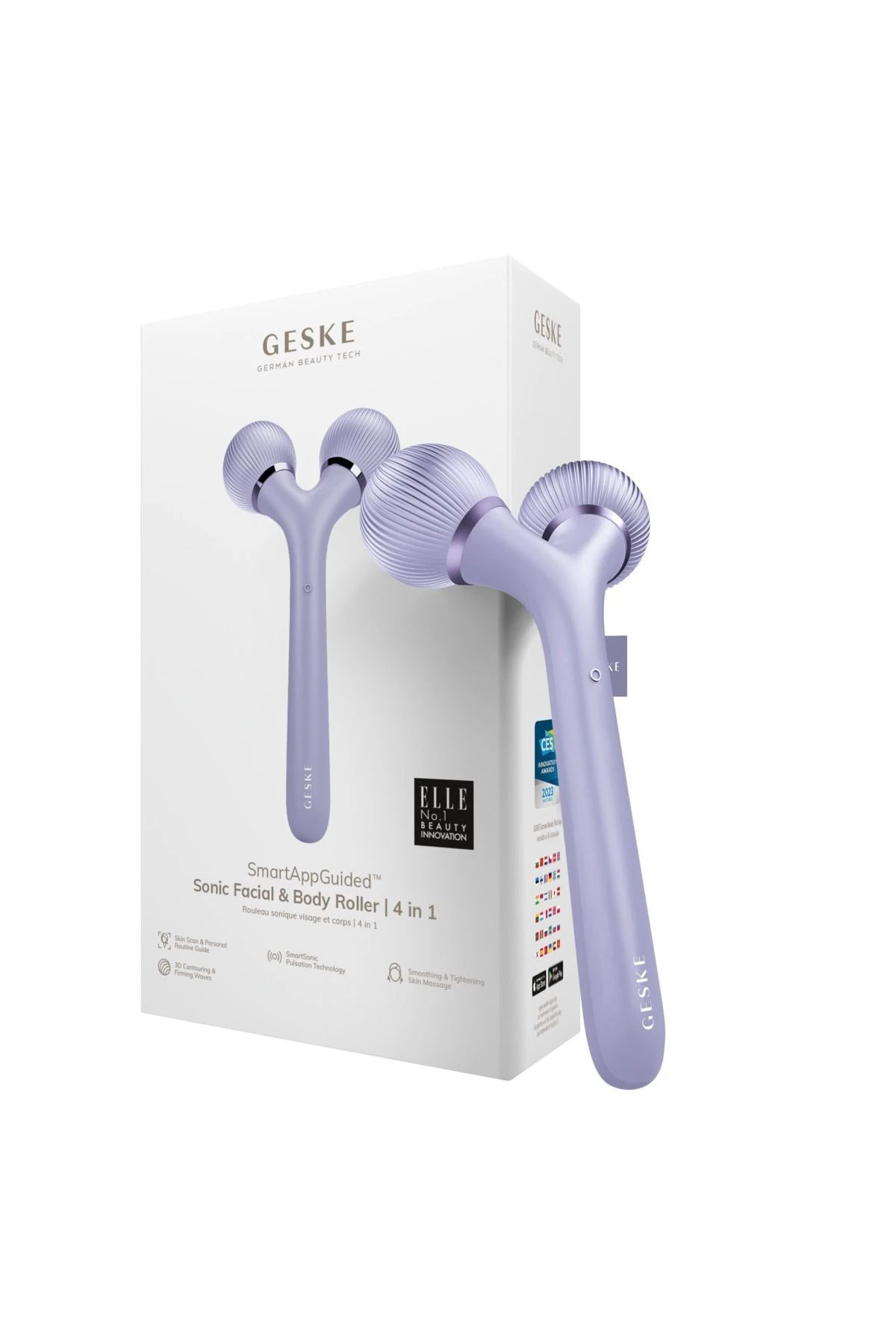 Geske-Titreşimli Yüz Şekillendirici Ve Vücüt Bakım Roller Cihazı | Sonic Facial & Body Roller-Cilt Bakım Aletleri-30-Milagron.com