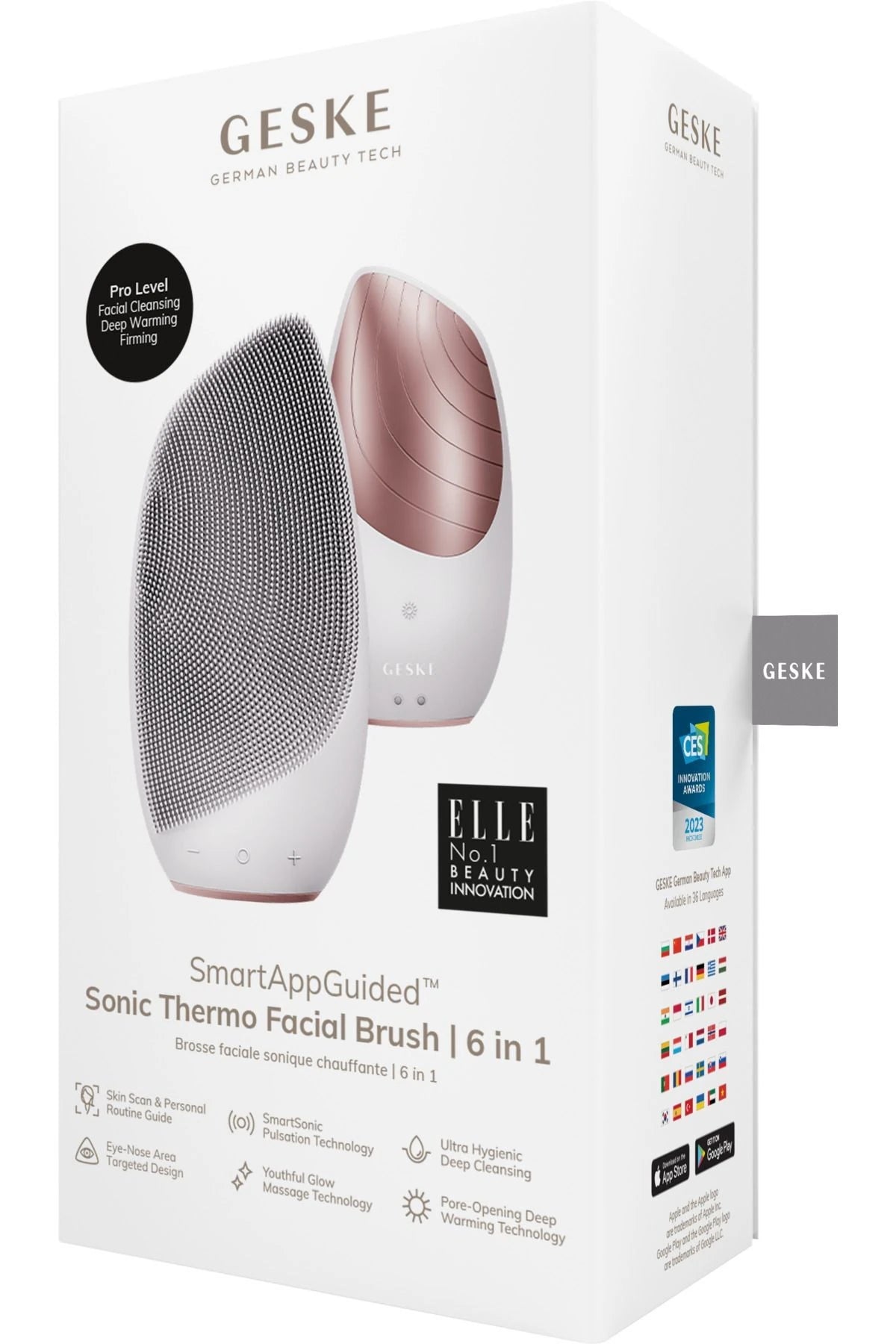 Geske-Titreşimli Yüz Temizleme Ve Isılı Masaj Cihazı | Sonic Thermo Facial Brush-Cilt Bakım Aletleri-13-Milagron.com