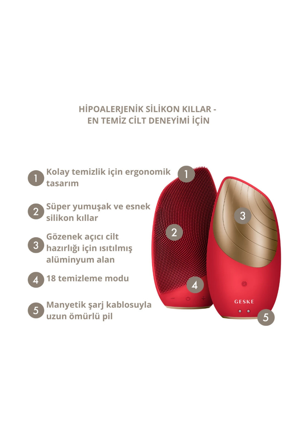Geske-Titreşimli Yüz Temizleme Ve Isılı Masaj Cihazı | Sonic Thermo Facial Brush-Cilt Bakım Aletleri-41-Milagron.com