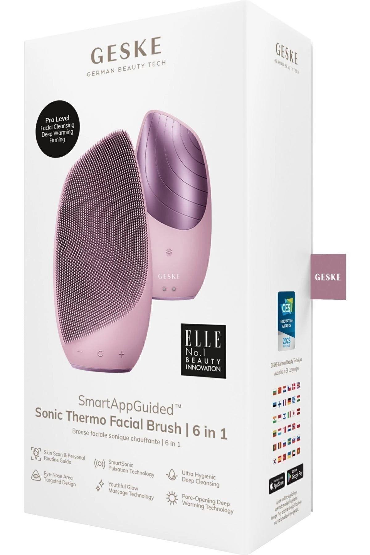 Geske-Titreşimli Yüz Temizleme Ve Isılı Masaj Cihazı | Sonic Thermo Facial Brush-Cilt Bakım Aletleri-6-Milagron.com