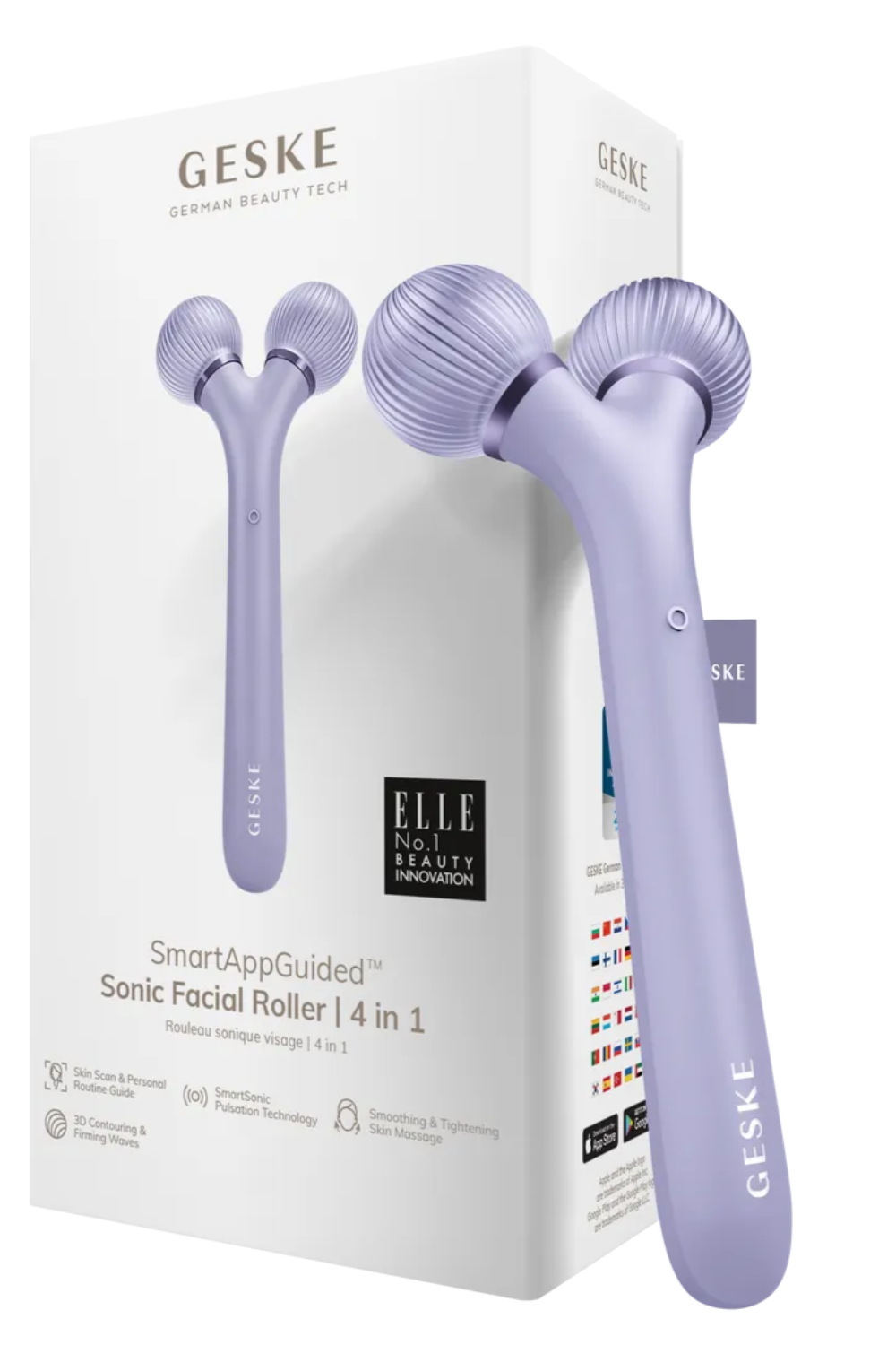 Geske-Titreşimli, Yüz şekillendirici Roller Masaj Cihazı | Sonic Facial Roller-Cilt Bakım Aletleri-17-Milagron.com