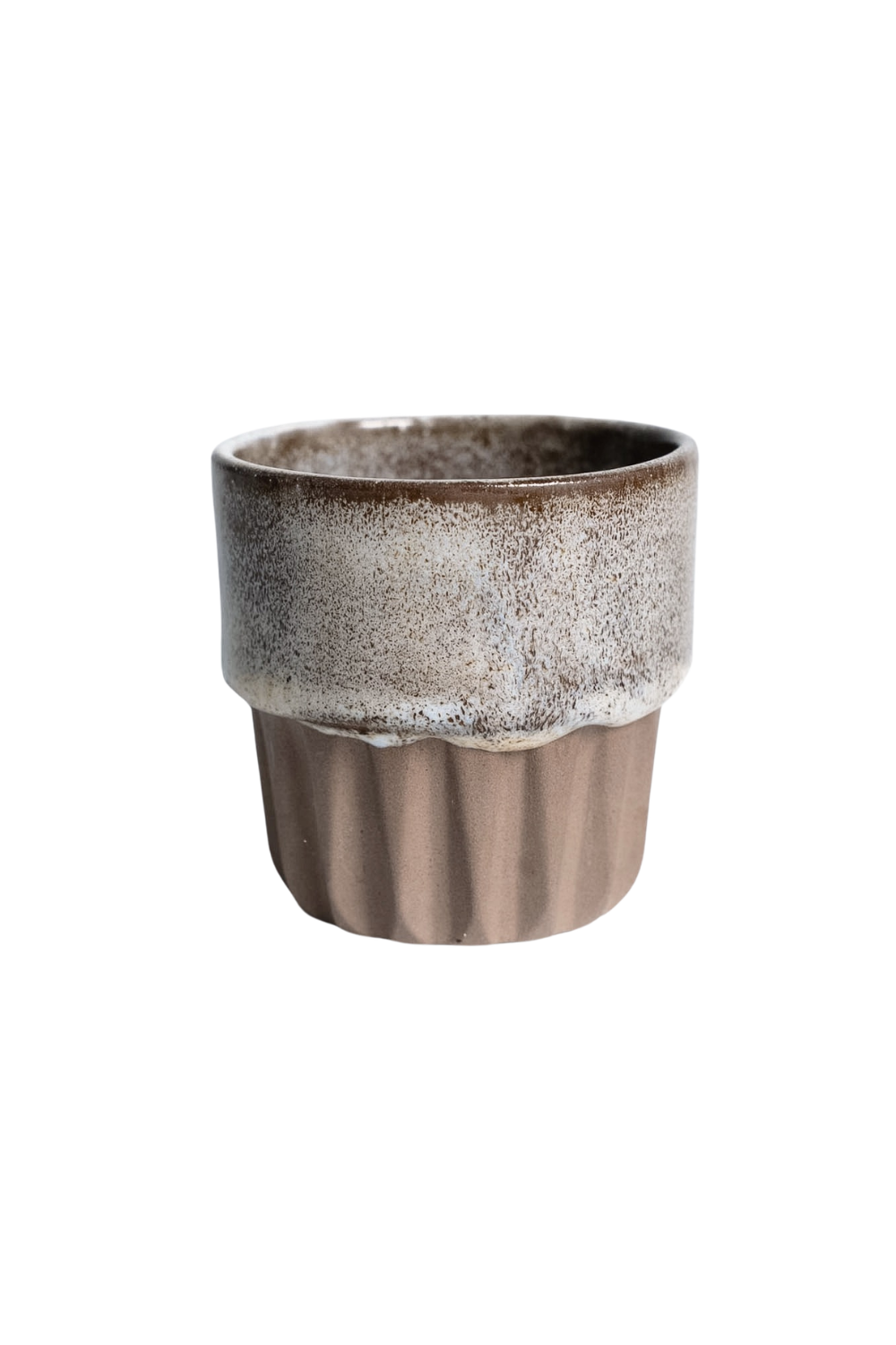 Orin Stoneware Bardak – Gri & Kahve & Beyaz - 7