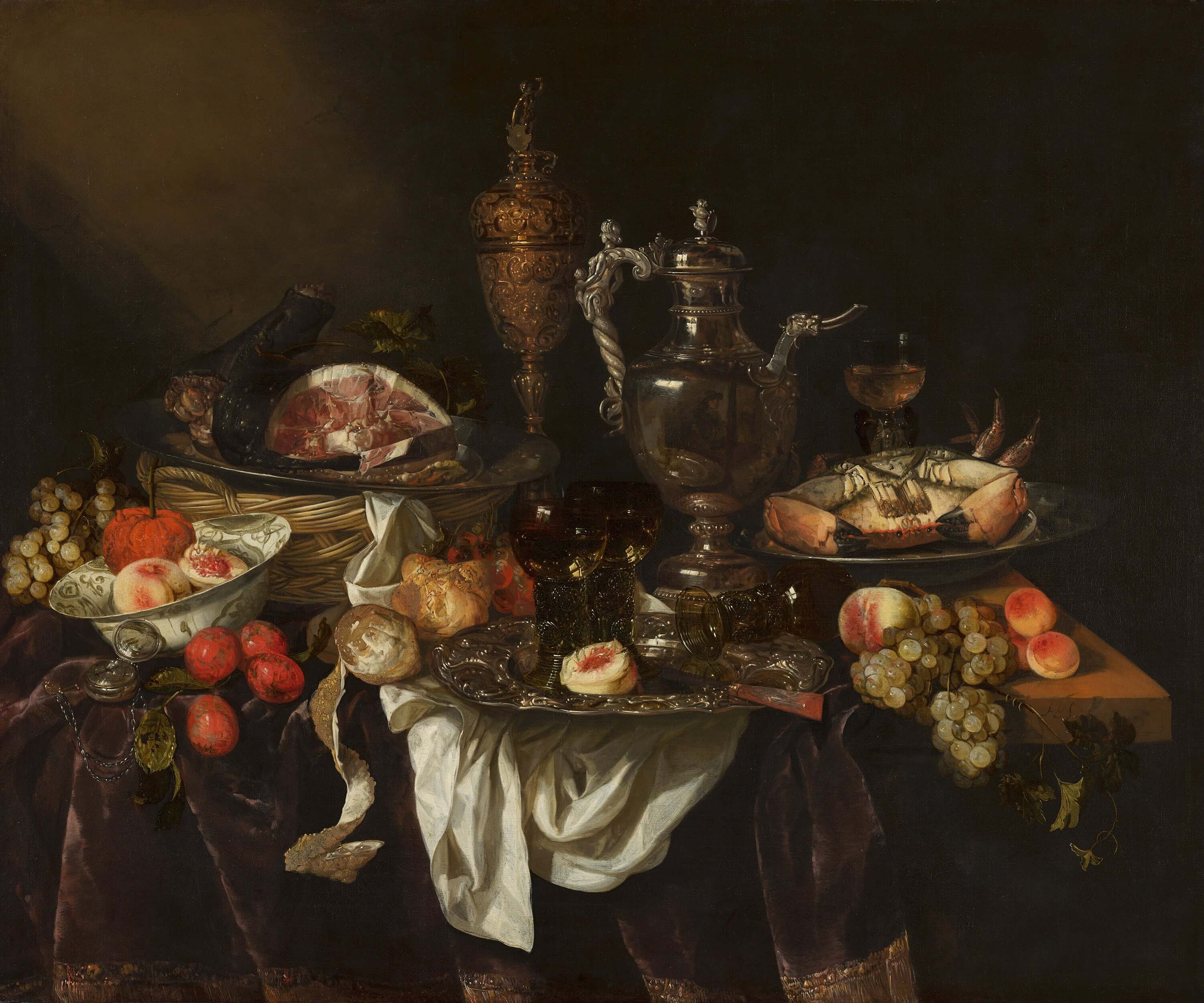 Abraham Van Beyeren - Görkemli İHtişam Natürmortu