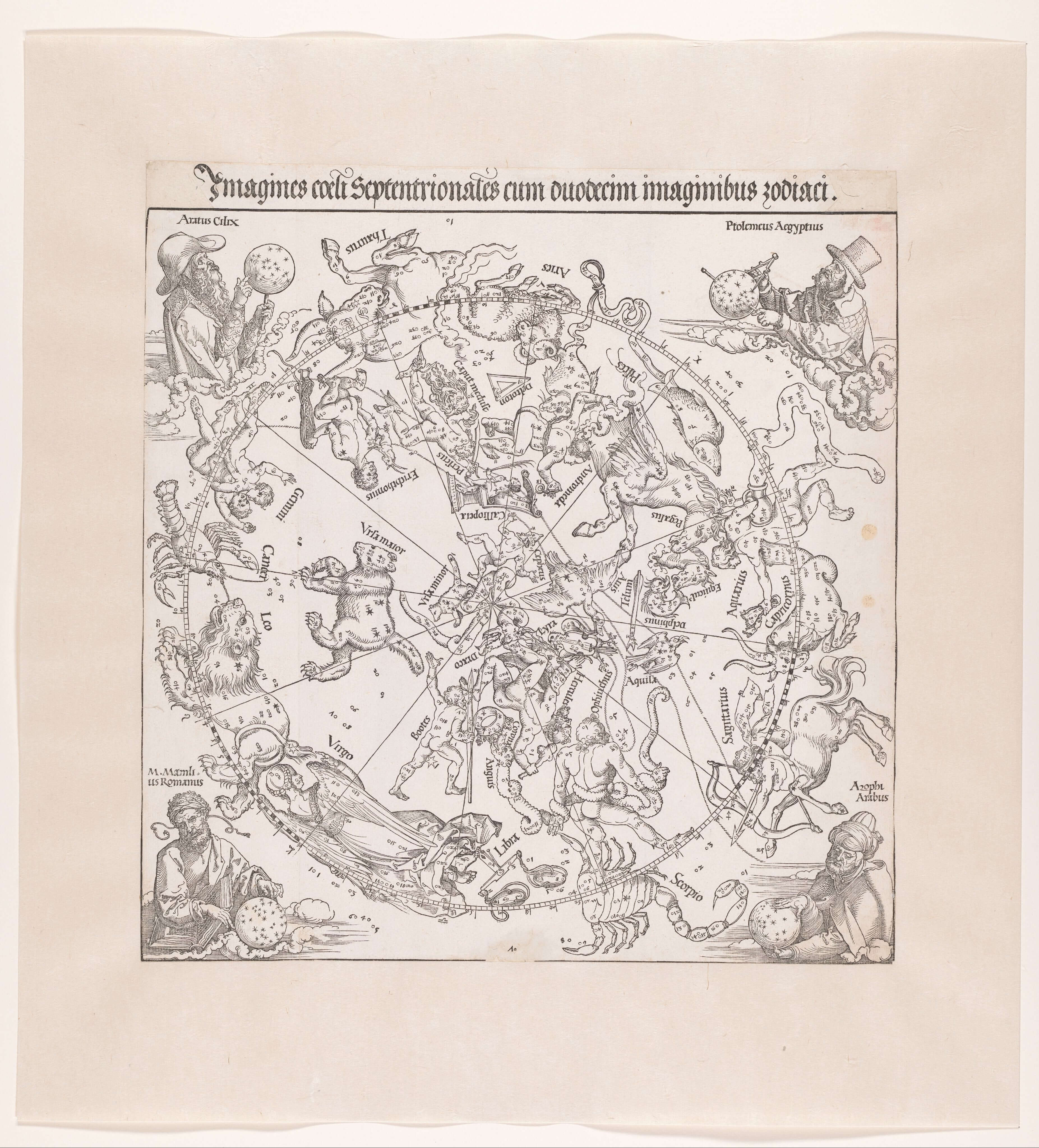 Albrecht Dürer - Kuzey Yarımküre Gökyüzü Haritası