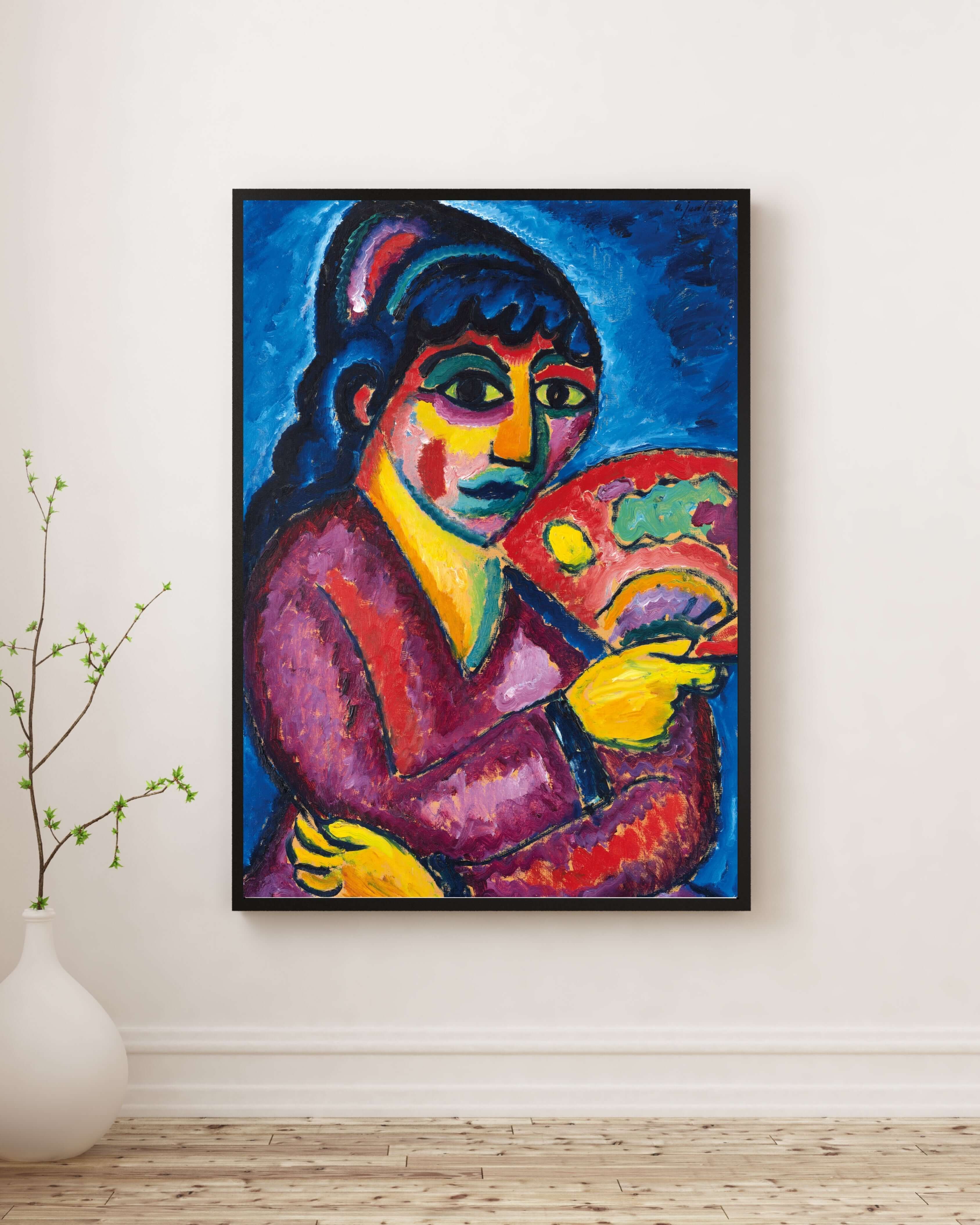Alexej Von Jawlensky - Yelpazeli Kadın