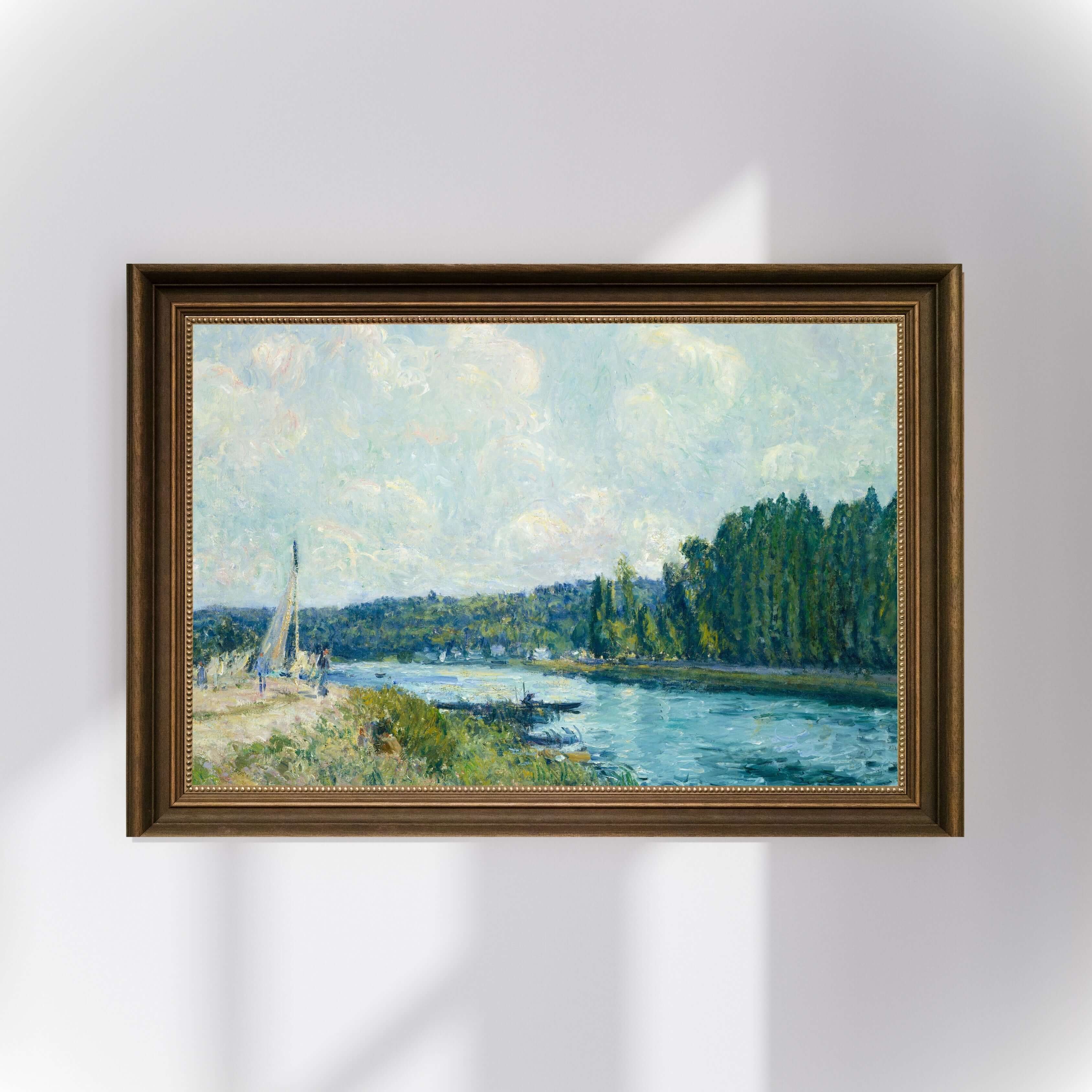 Alfred Sisley - Oise Nehri Kıyıları