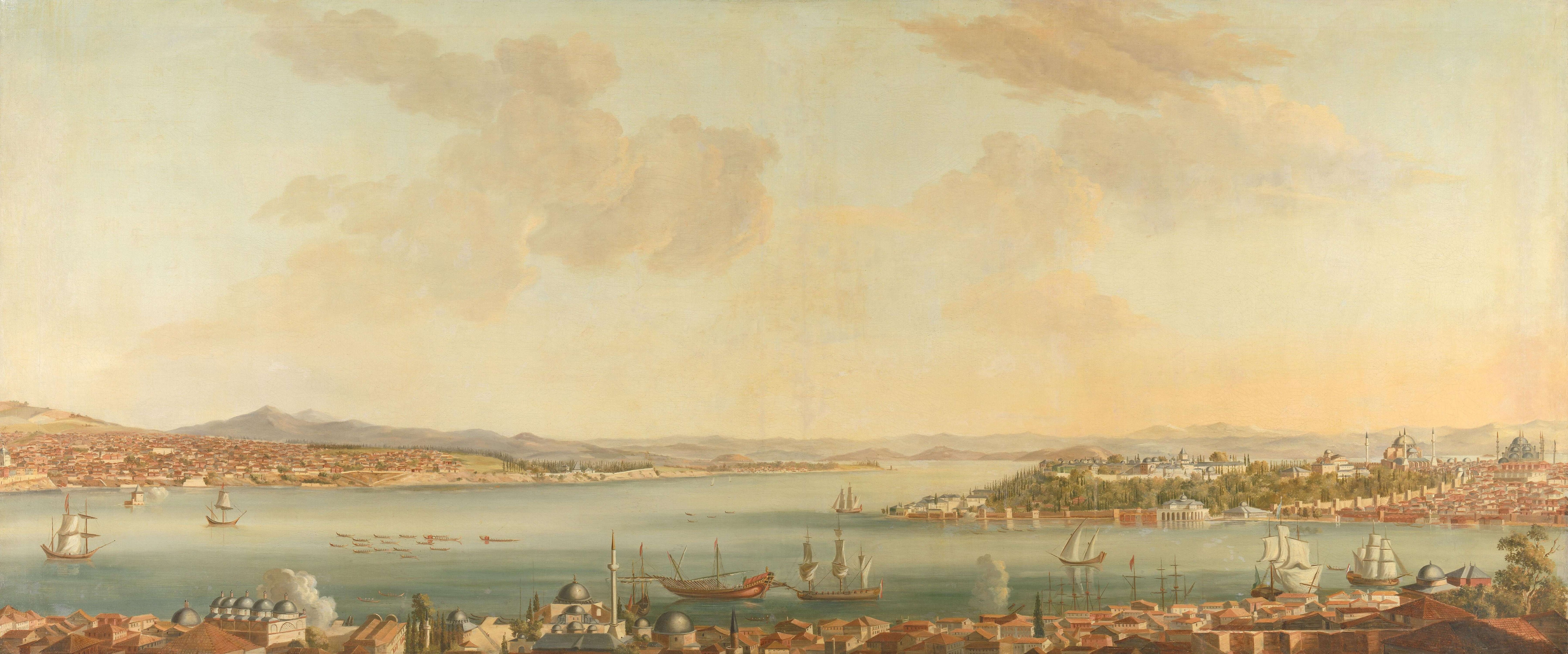Antoine Van Der Steen - İStanbul Ve Sarayburnu Manzarası