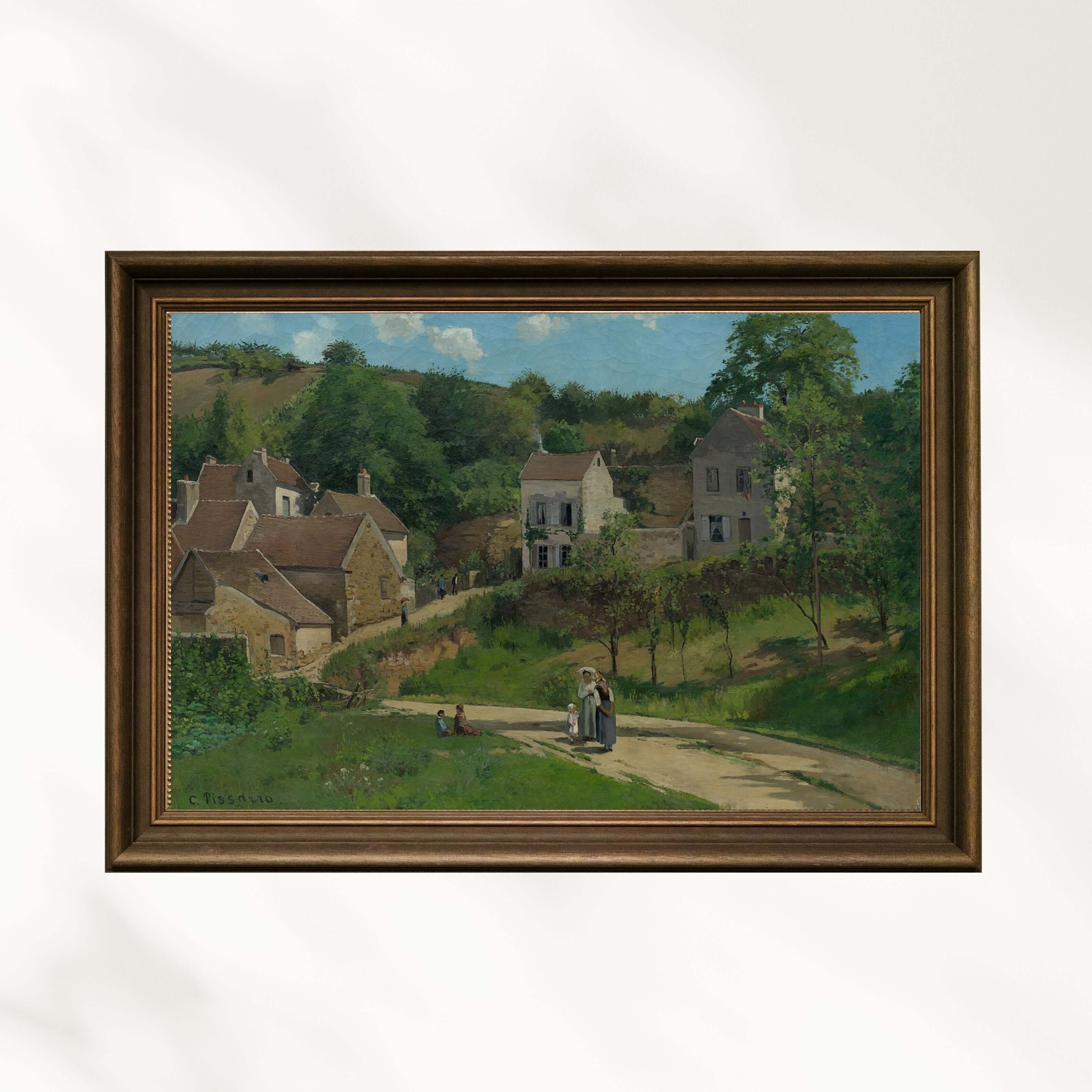 Camille Pissarro - Hermitage Yamaçları