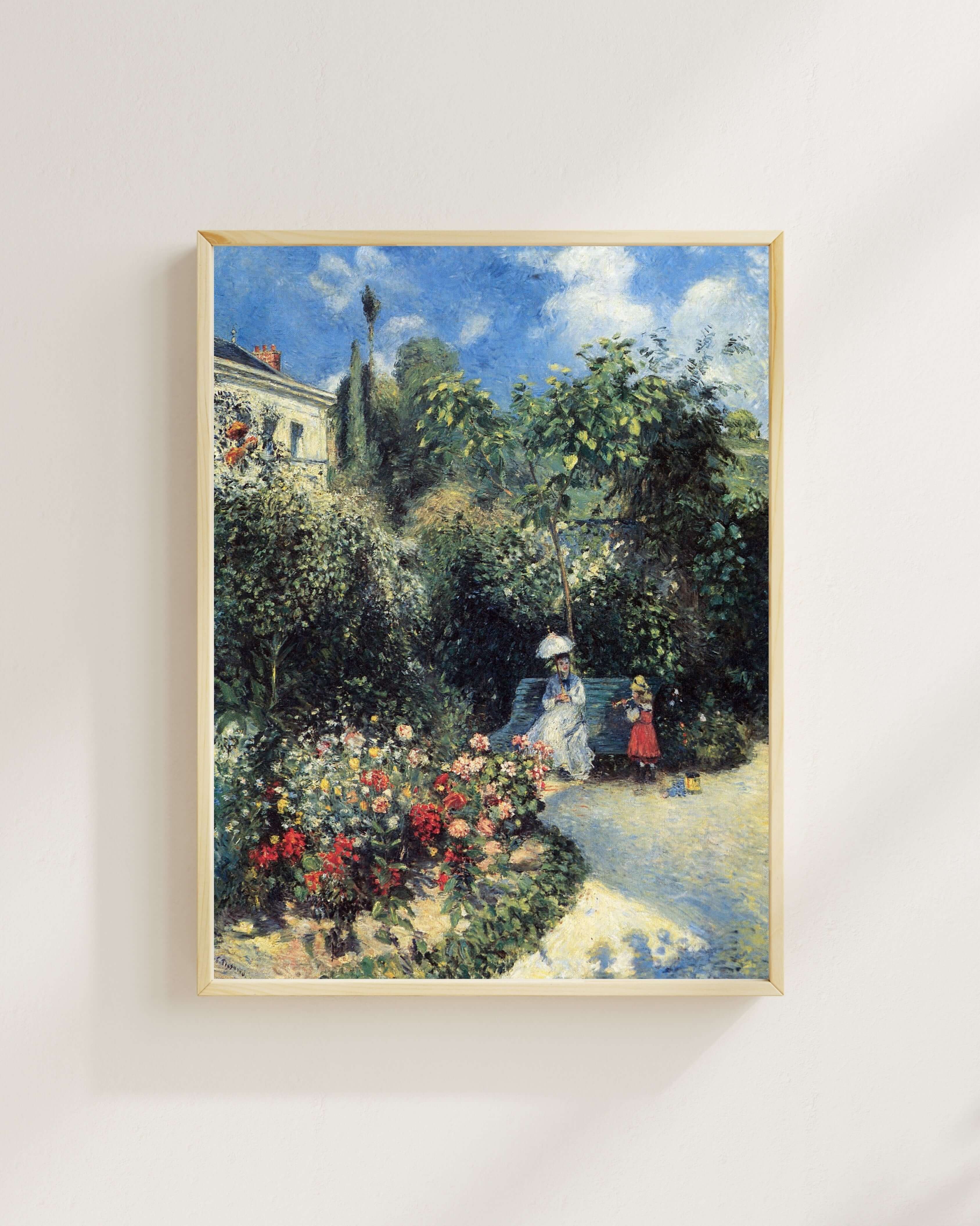 Camille Pissarro - Pontoise’Te Mathurins Bahçesinde