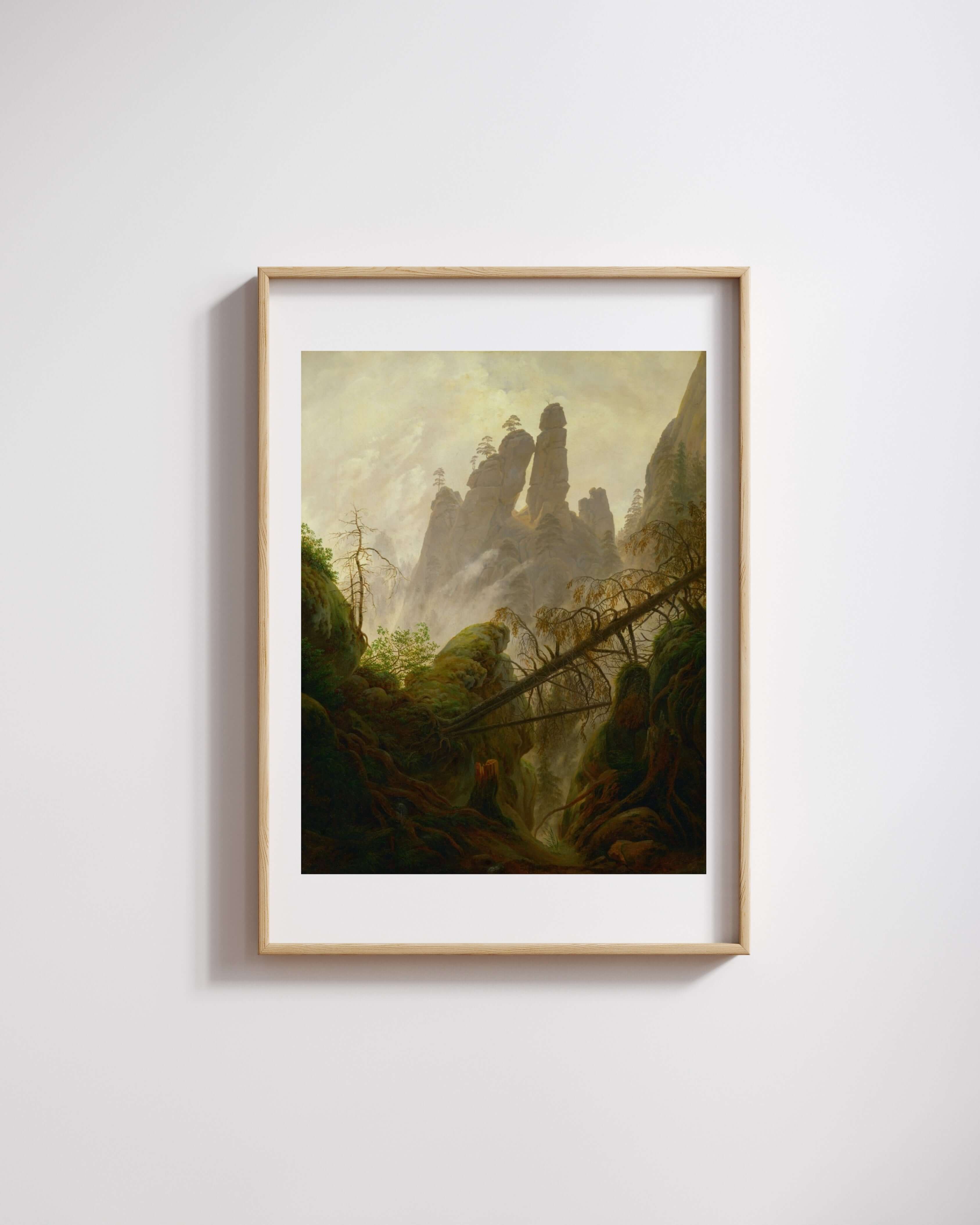 Caspar David Friedrich - Dağ Manzarası