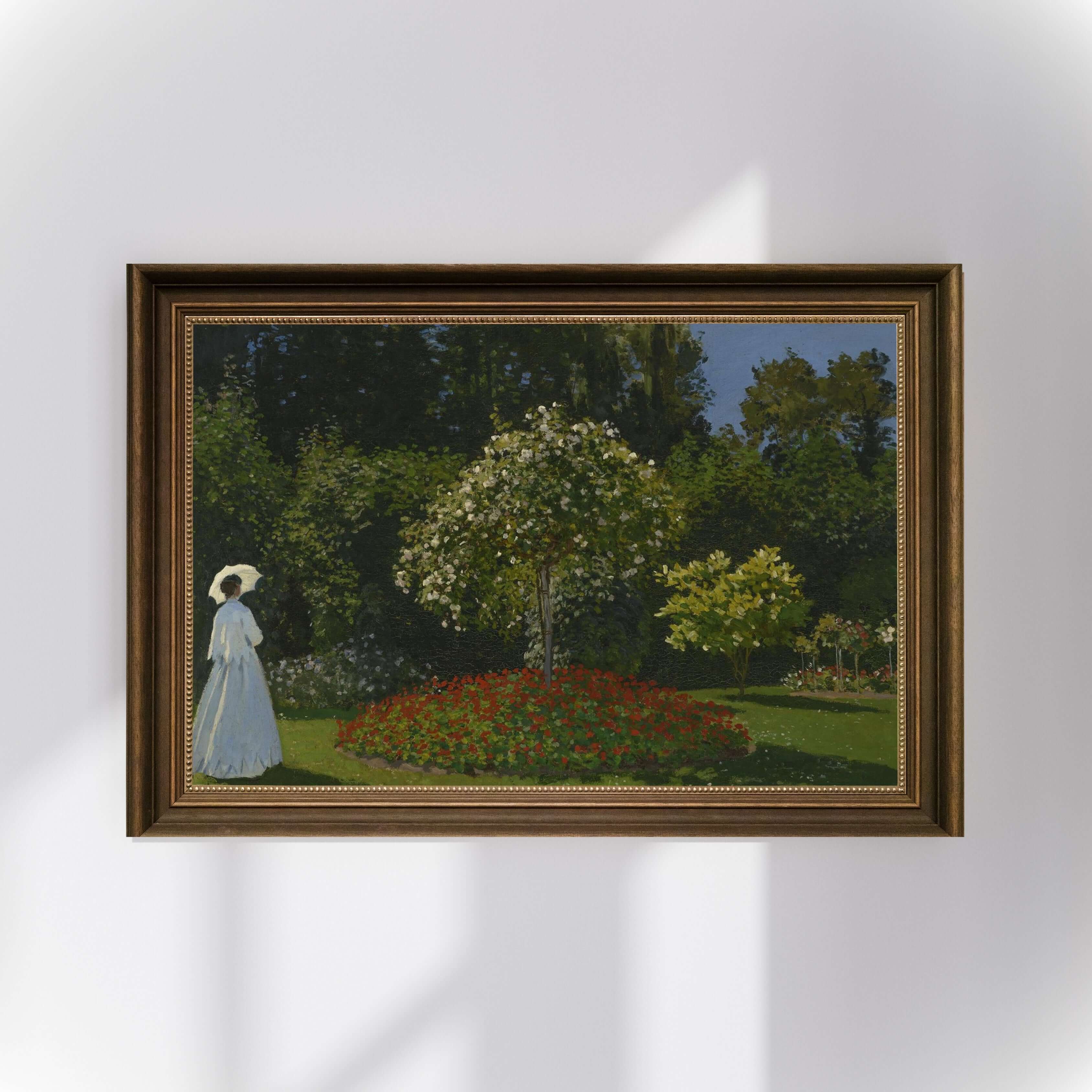 Claude Monet - Bahçedeki Kadın Sainte-Adresse