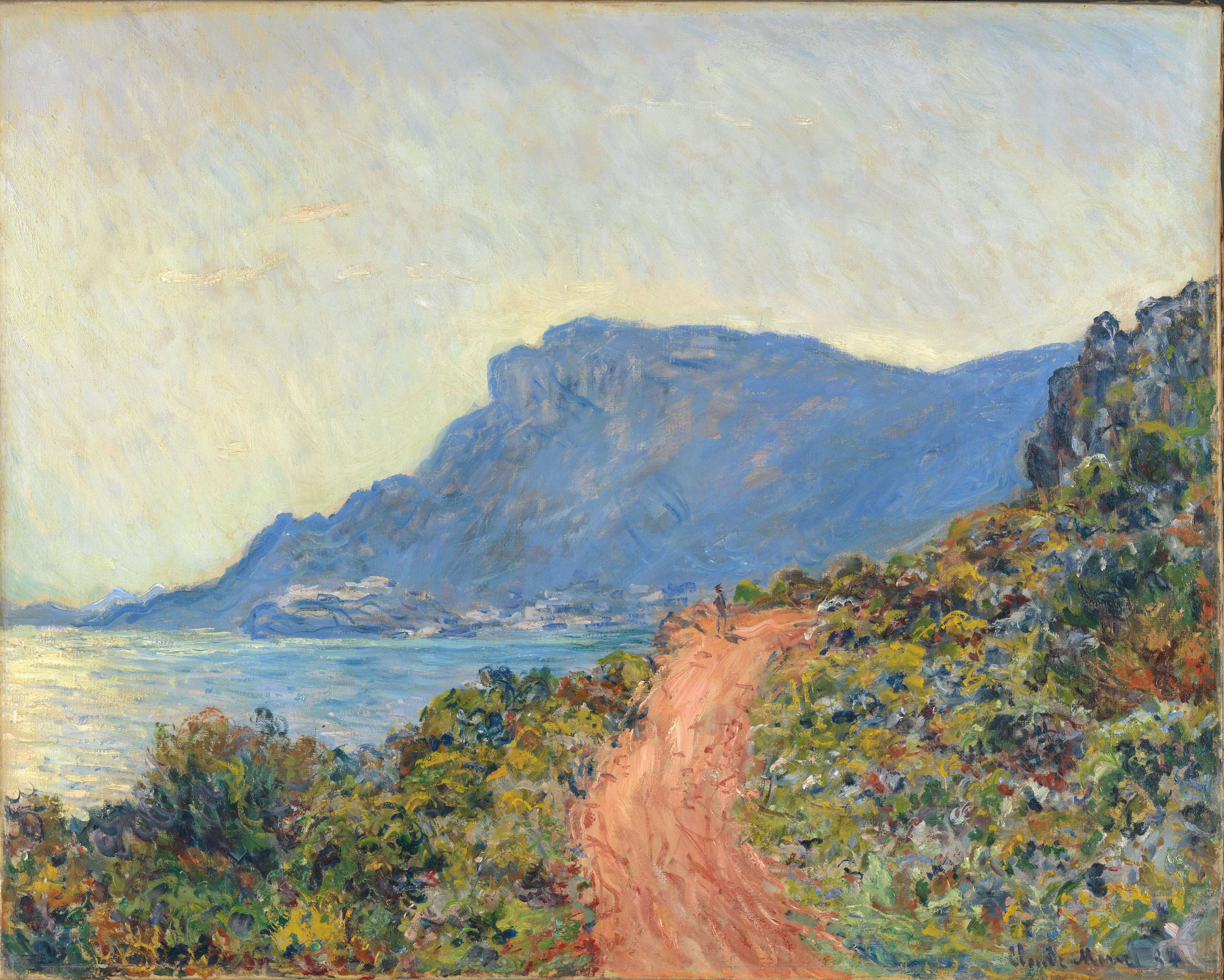 Claude Monet - Monaco Yakınlarında Corniche Yolu