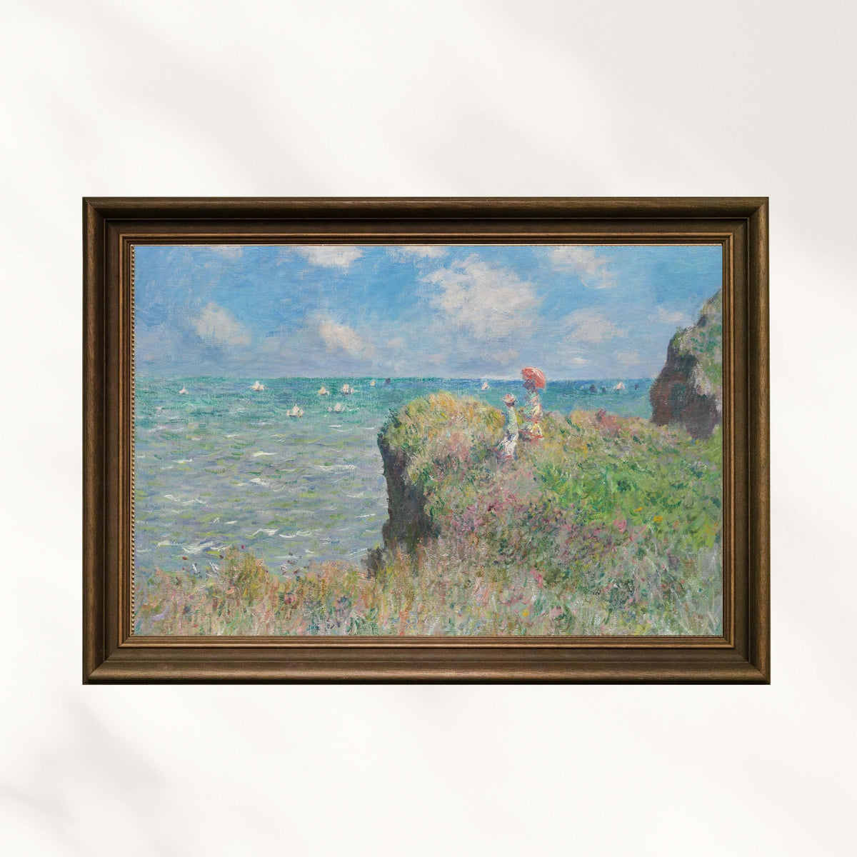 Claude Monet - Pourville’De Falez Yürüyüşü