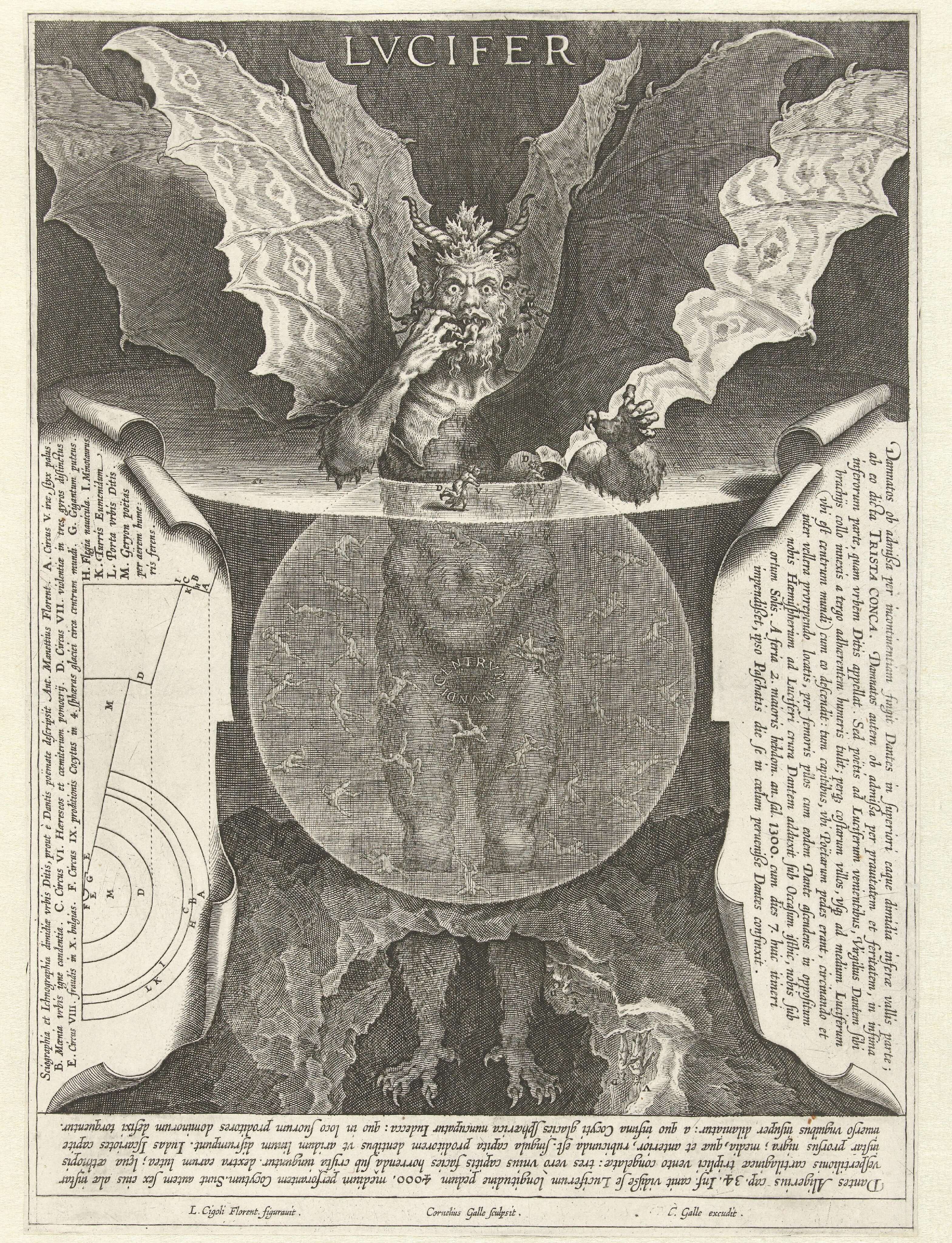 Cornelis Galle - Lucifer