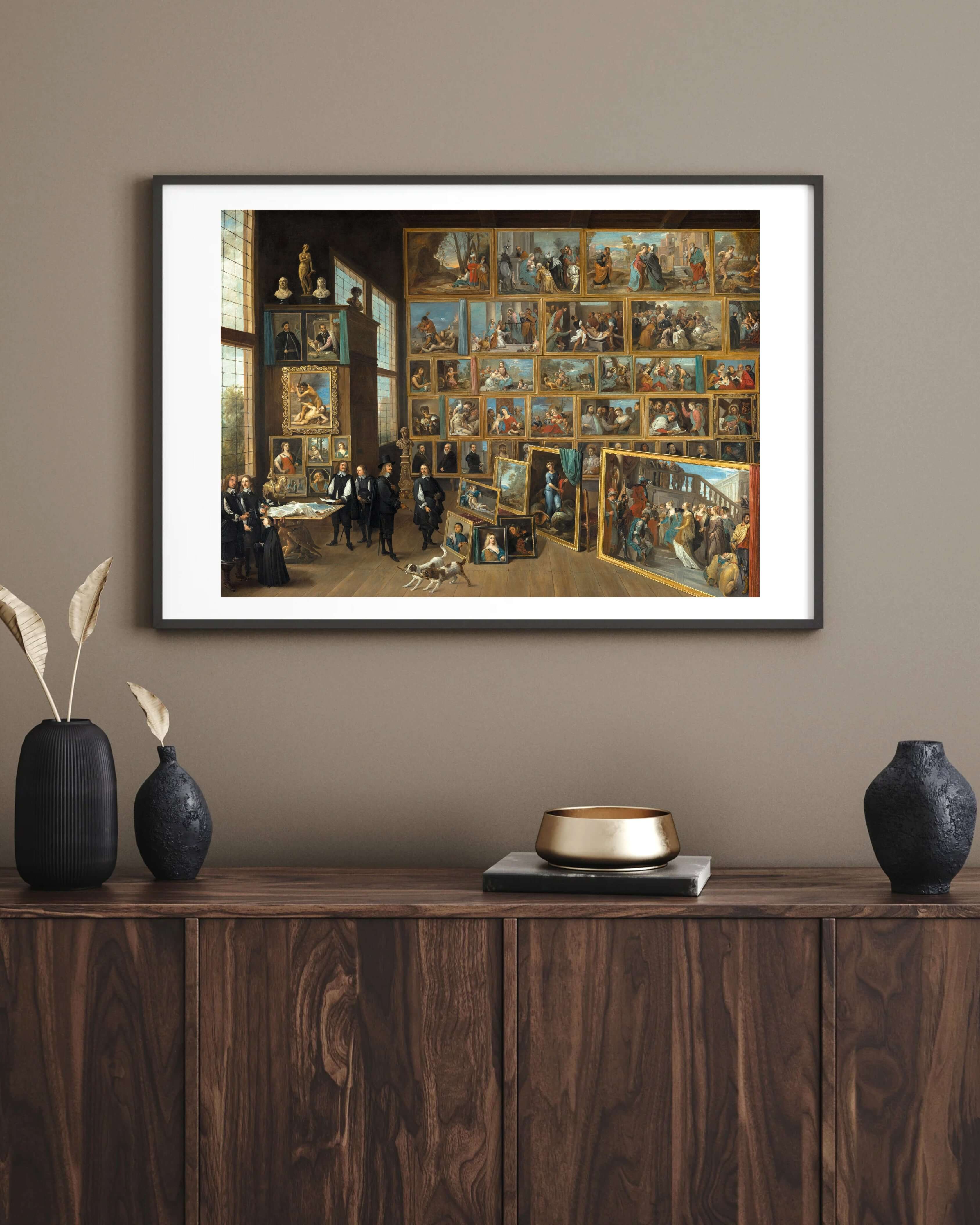 David Teniers The Younger - Arşidük Leopold Wilhelm Brüksel’Deki Galerisinde