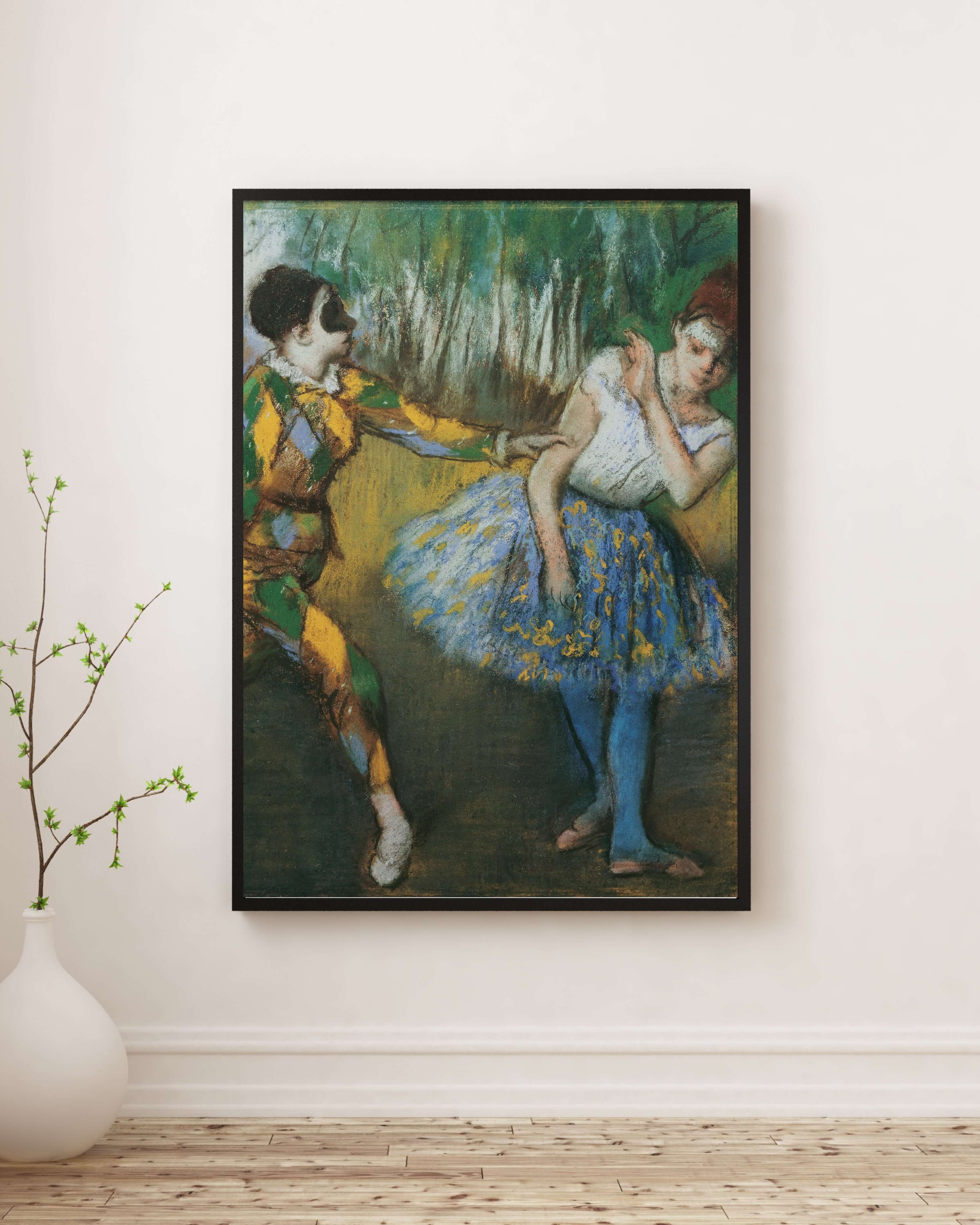 Edgar Degas - Harlekin Ve Colombine