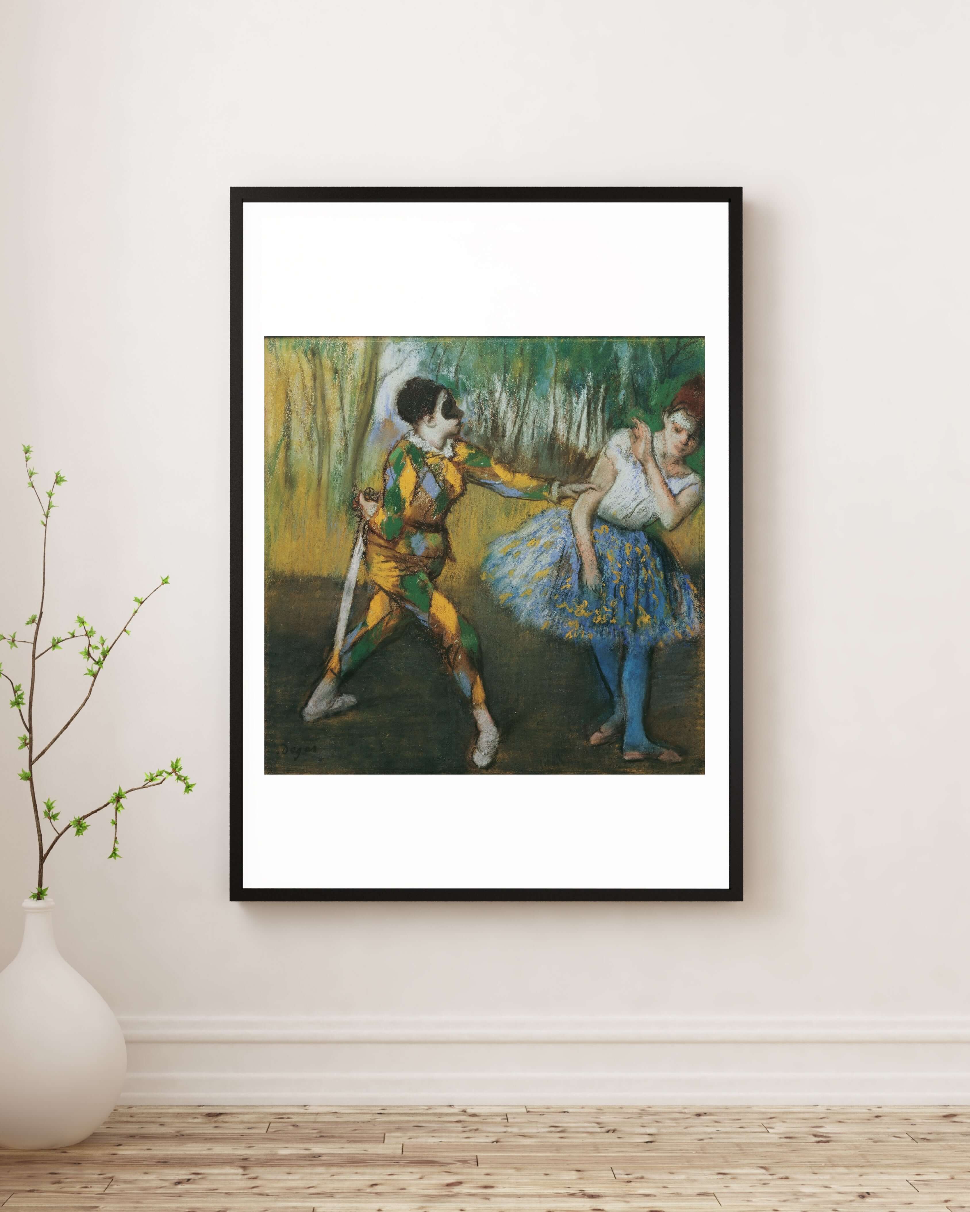 Edgar Degas - Harlekin Ve Colombine