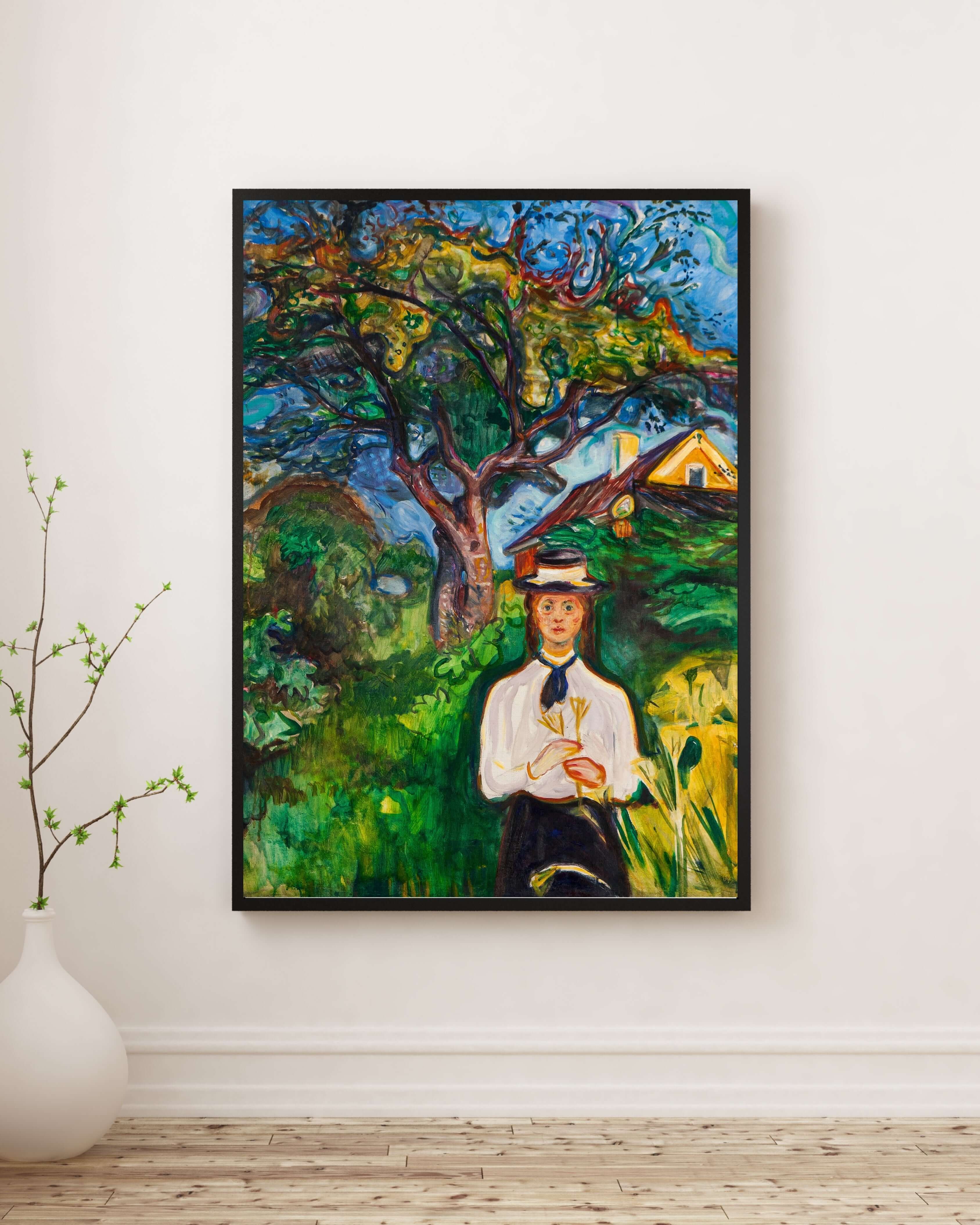 Edvard Munch - Elma Ağacının Altındaki Kız