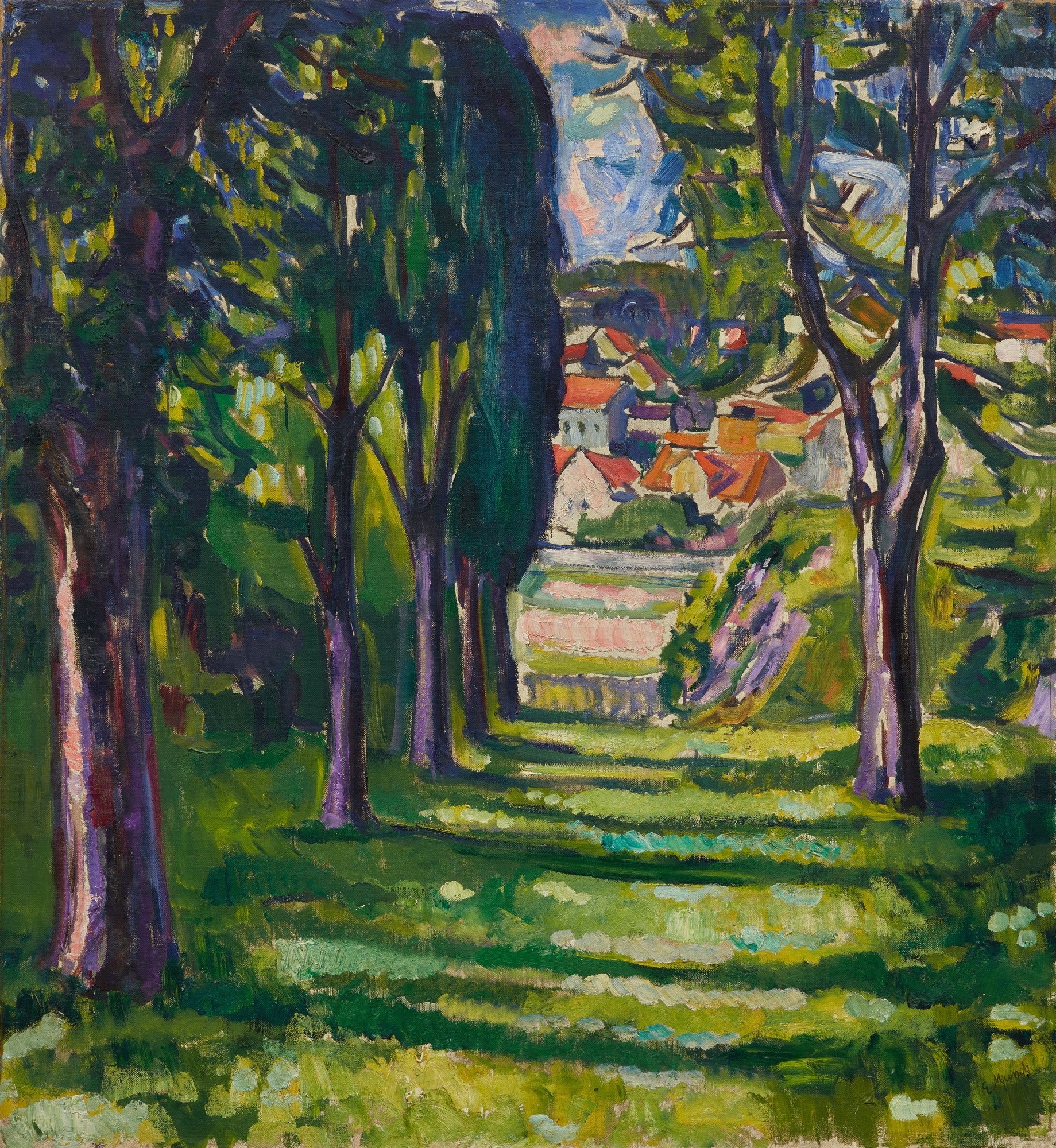 Edvard Munch - Kragerø'Da Bahçe
