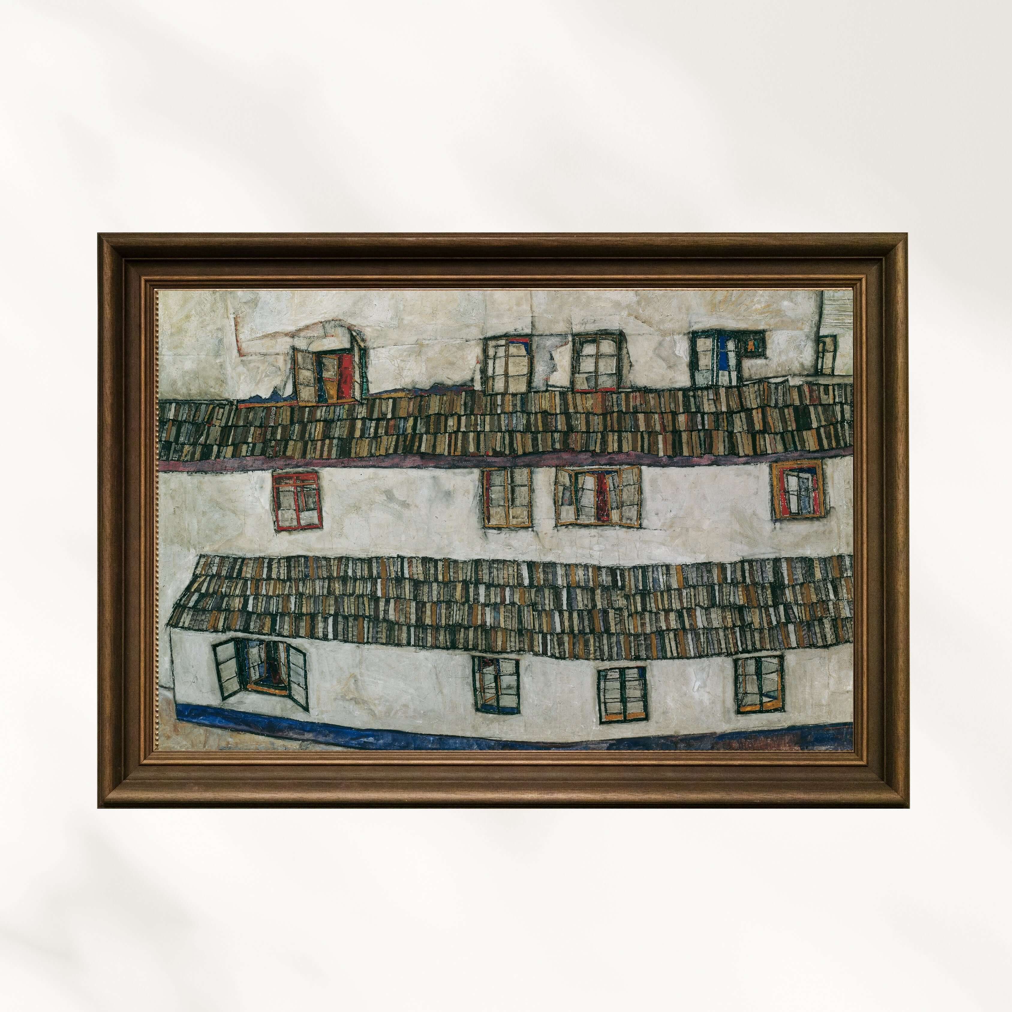 Egon Schiele - Ev Duvarı