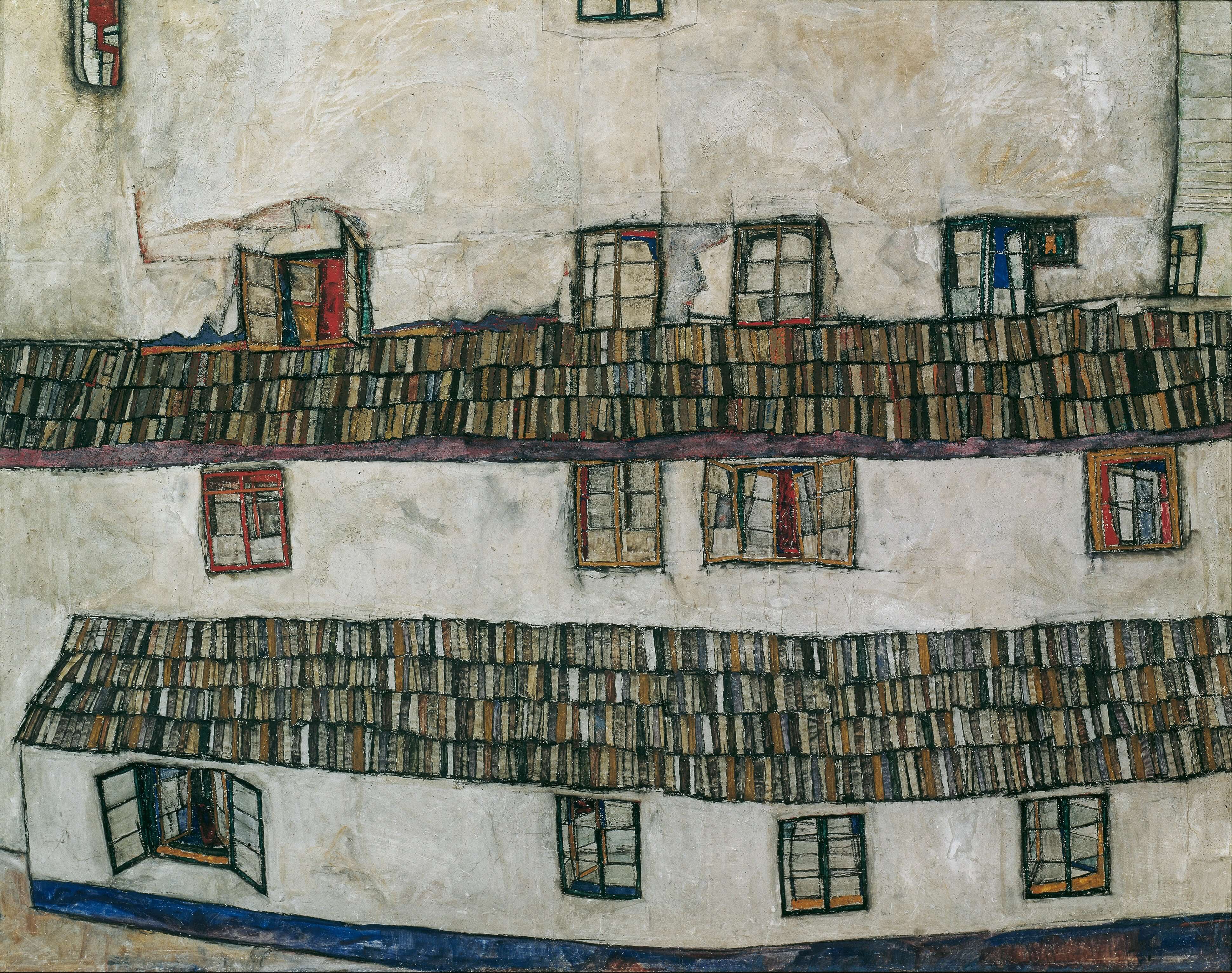 Egon Schiele - Ev Duvarı
