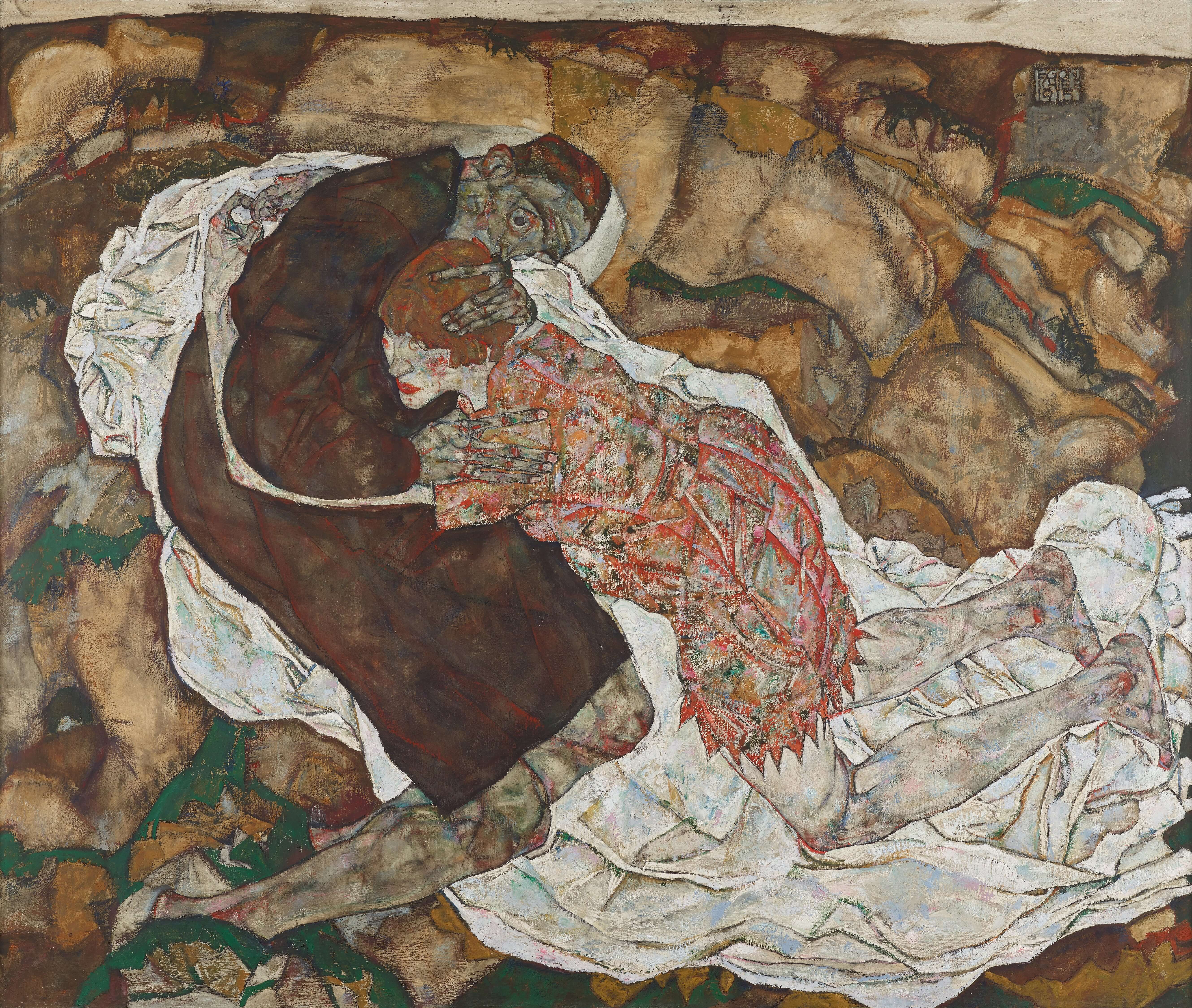 Egon Schiele - Ölüm Ve Kız