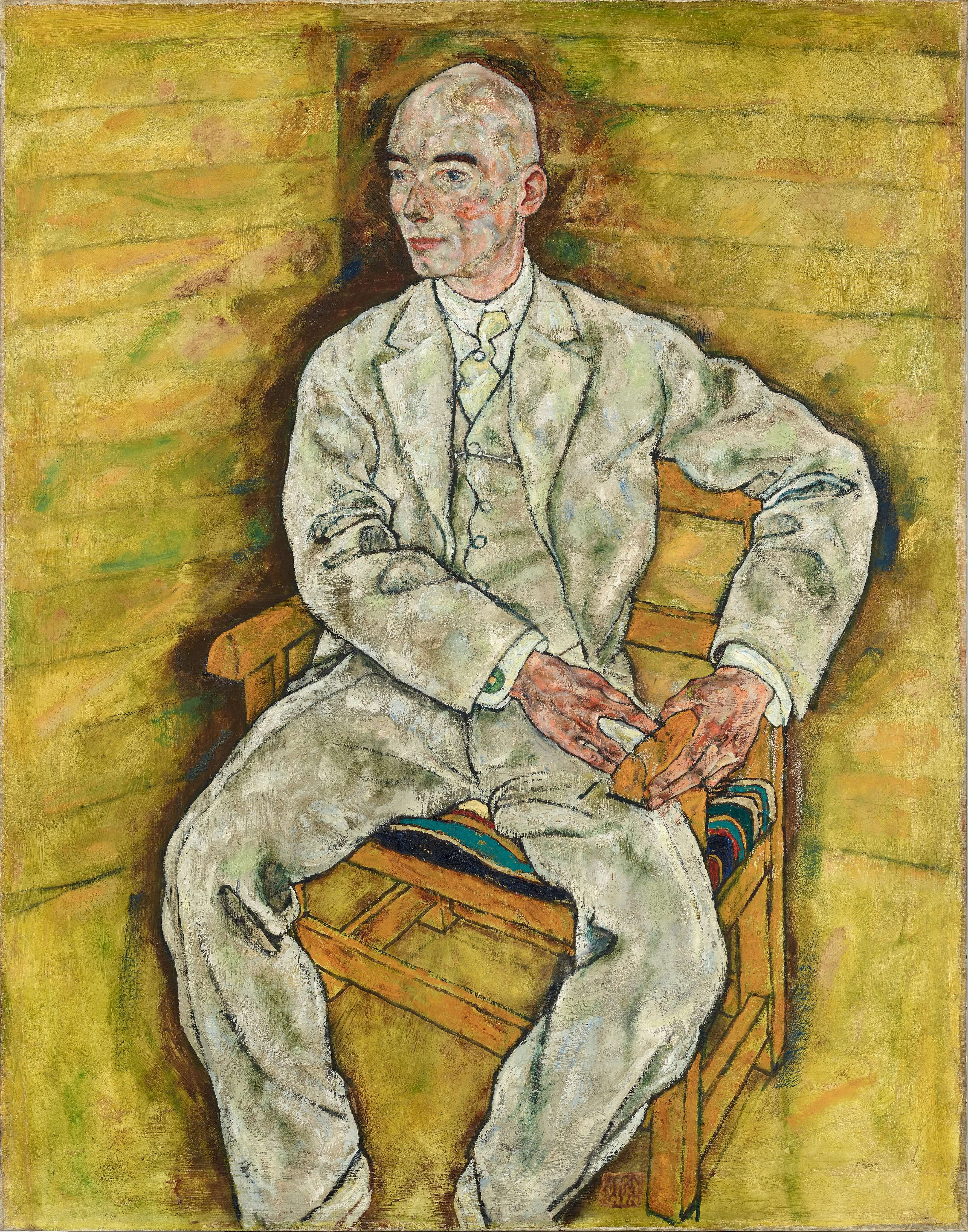 Egon Schiele - Viktor Ritter Von Bauer’In Portresi