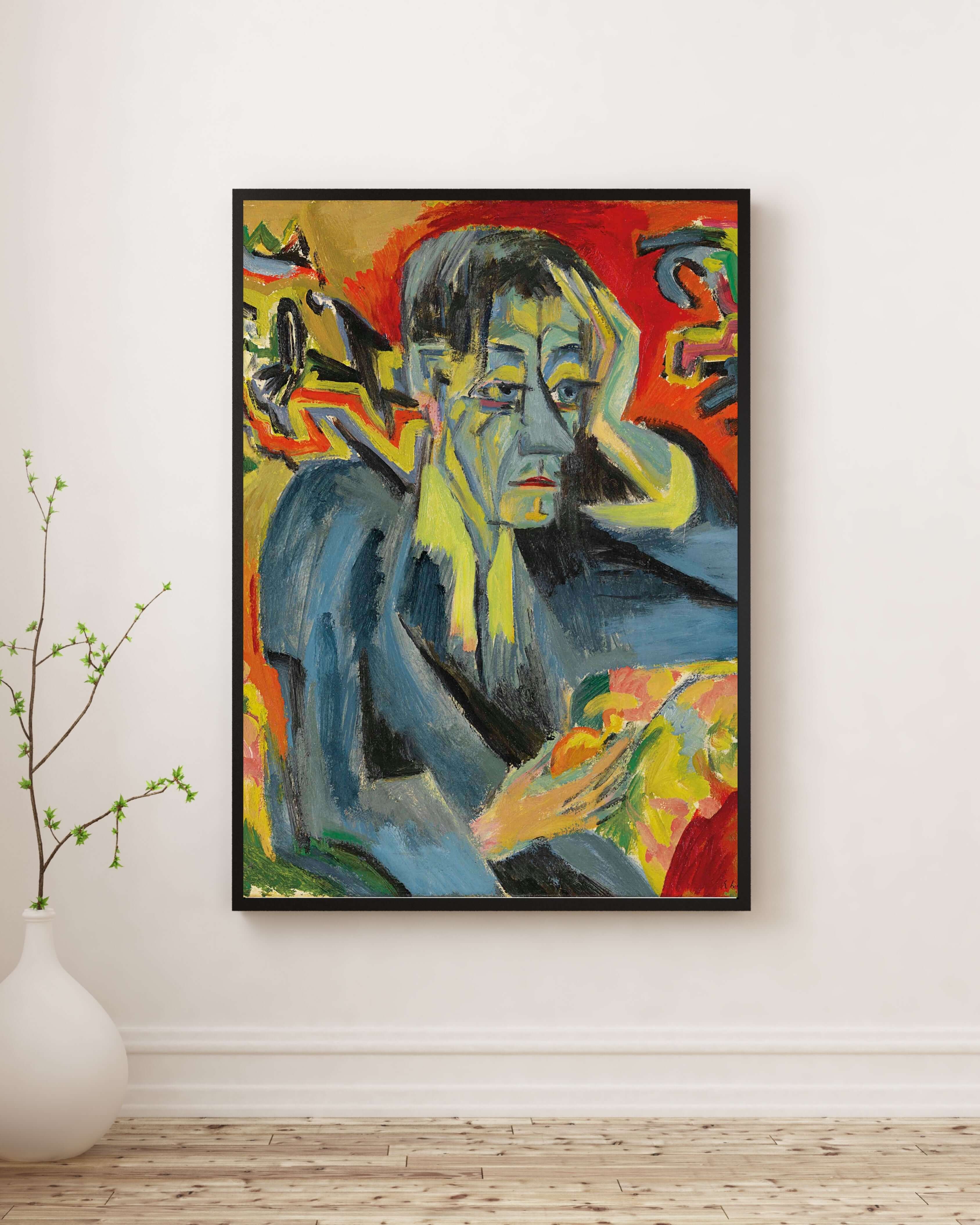 Ernst Ludwig Kirchner - Şair Frank'In Portresi