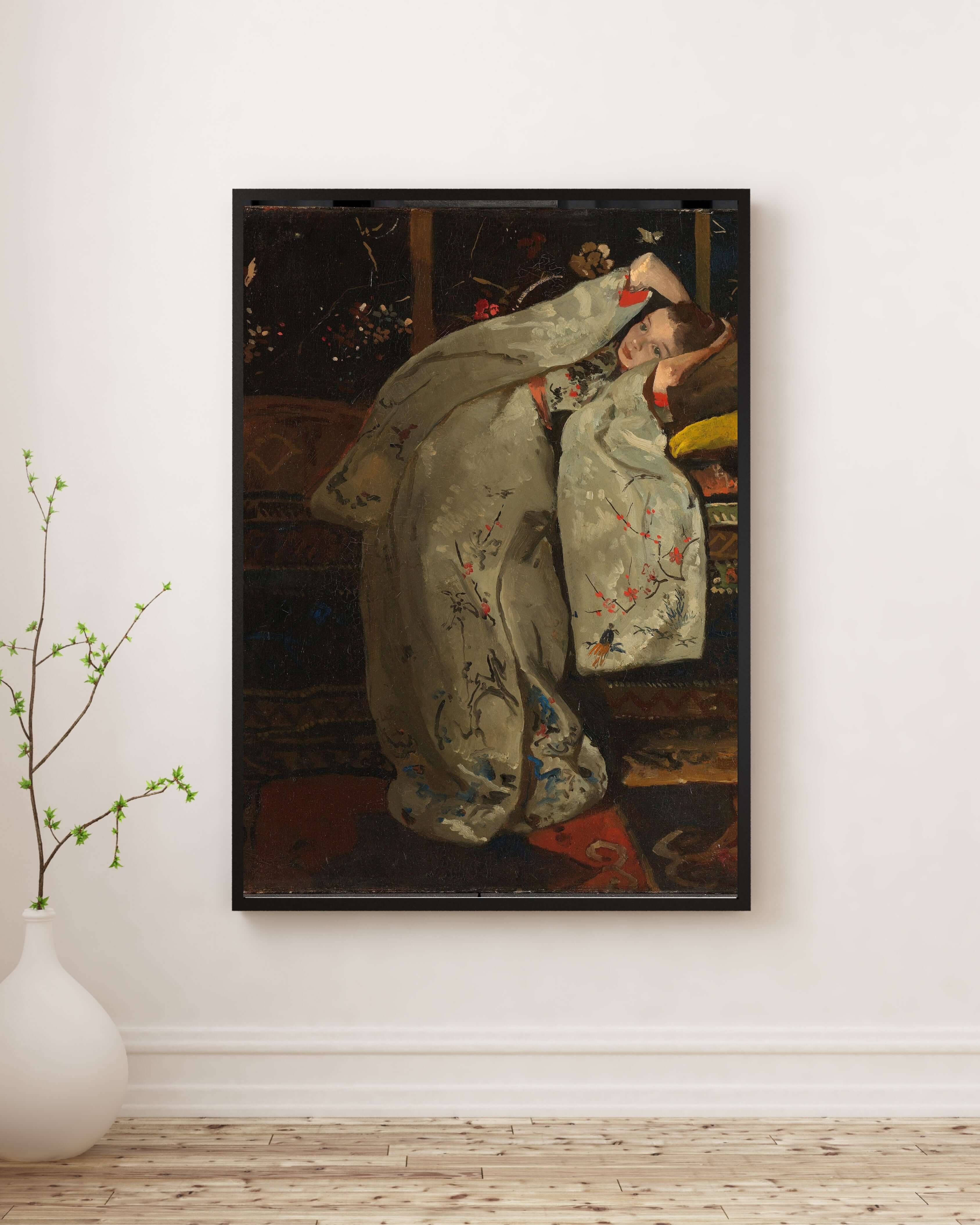 George Hendrik Breitner - Beyaz Kimono İÇindeki Kız