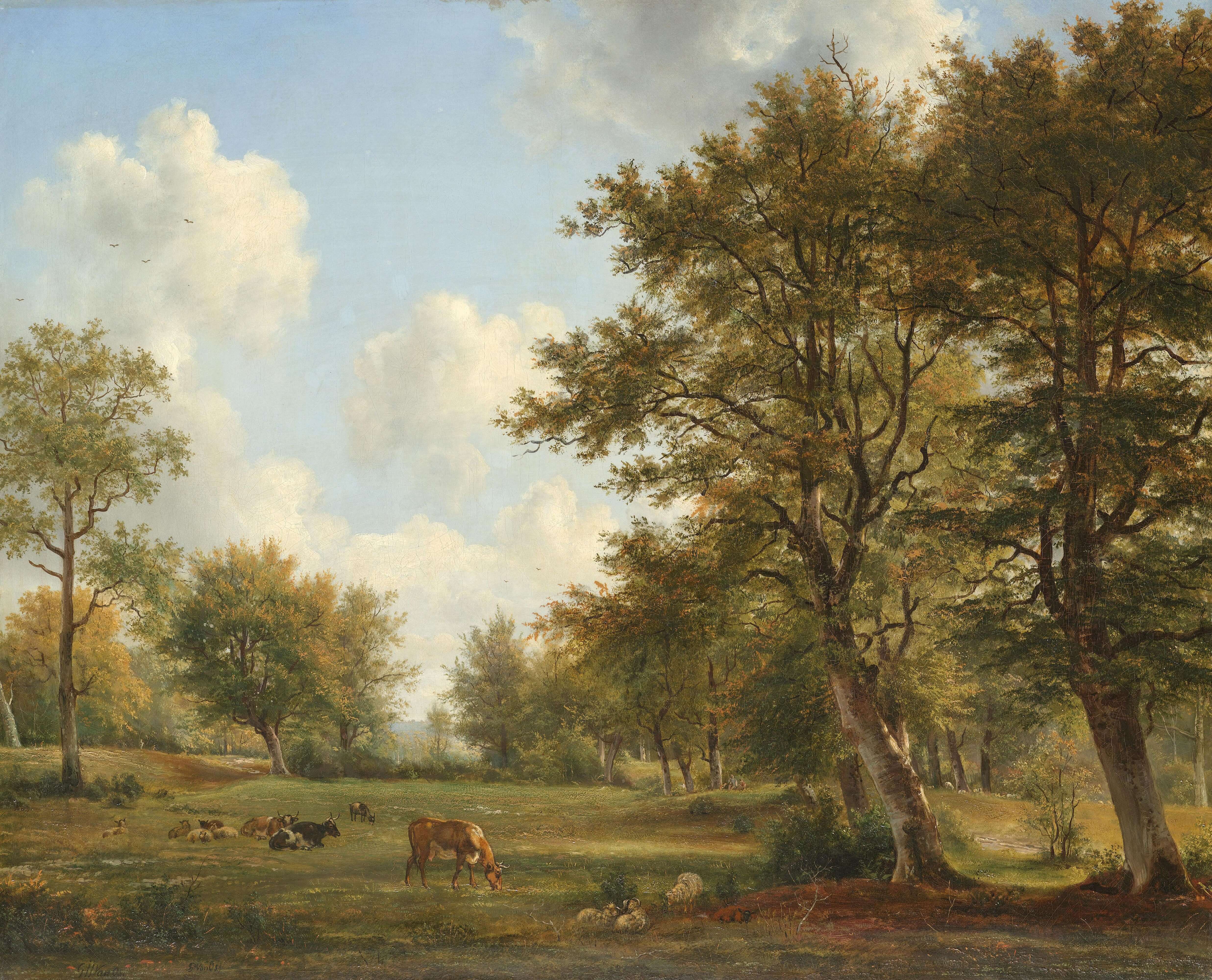 George Jacobus Johannes Van Os - Hilversum Yakınlarında Manzara