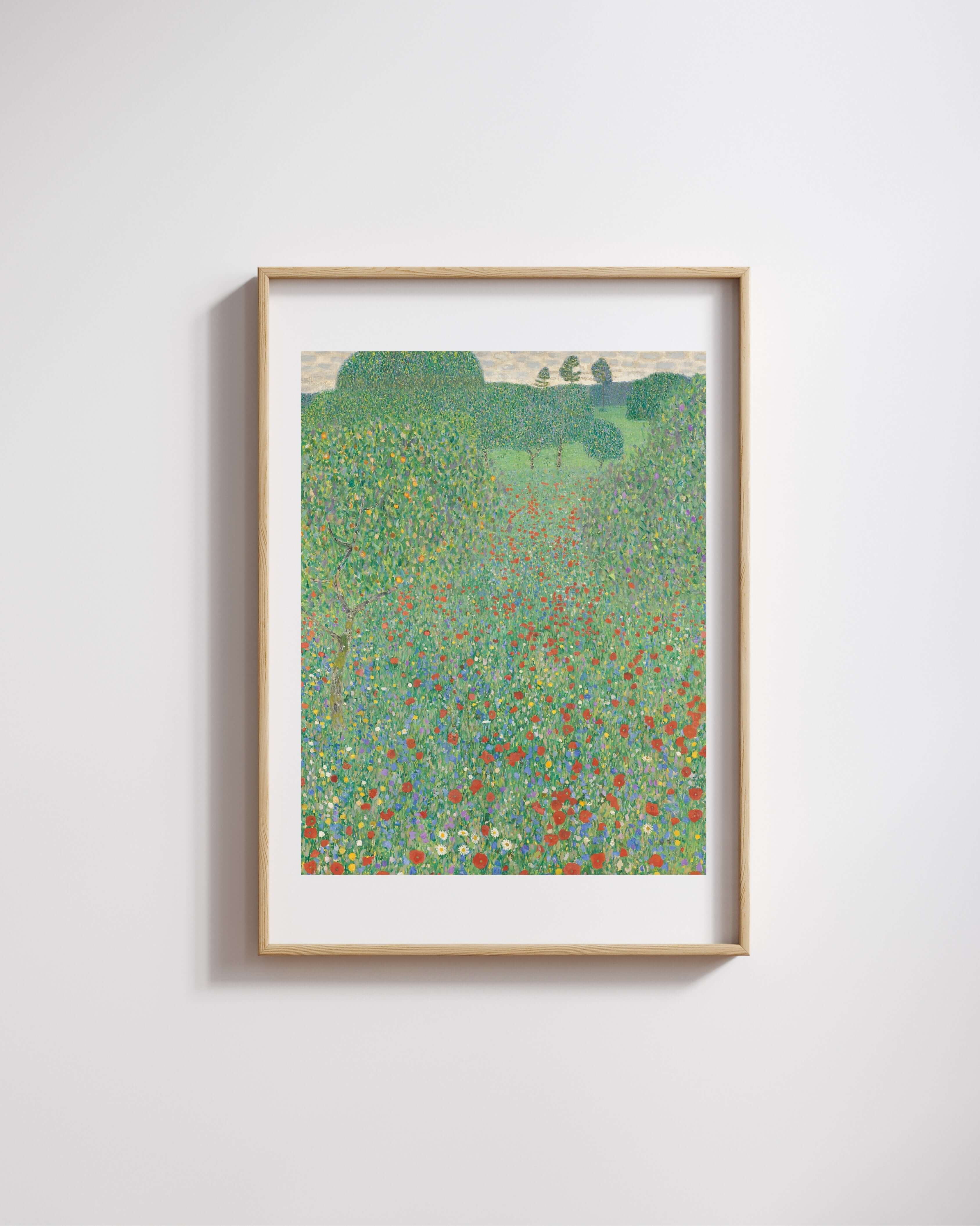 Gustav Klimt - Çiçek Açan Gelincikler