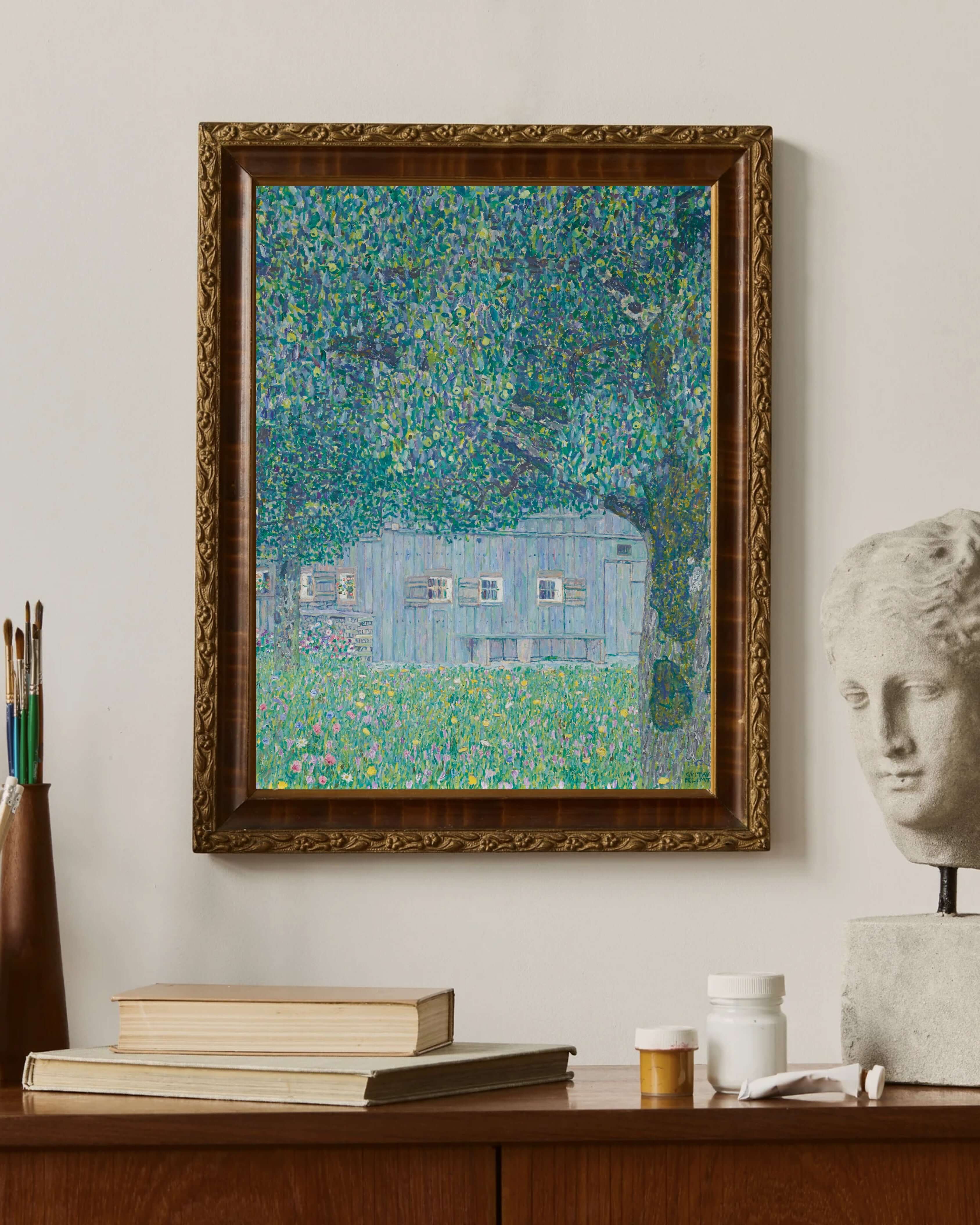 Gustav Klimt - Yukarı Avusturya Çiftlik Evi