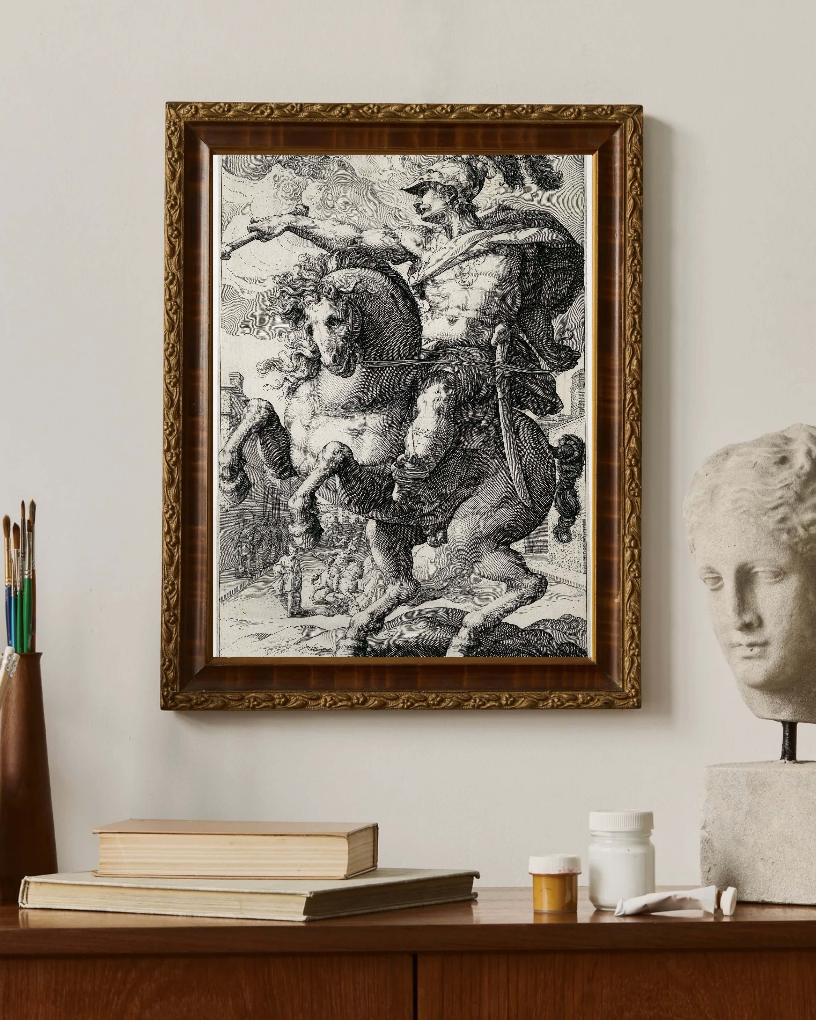 Hendrick Goltzius - Marcus Curtius