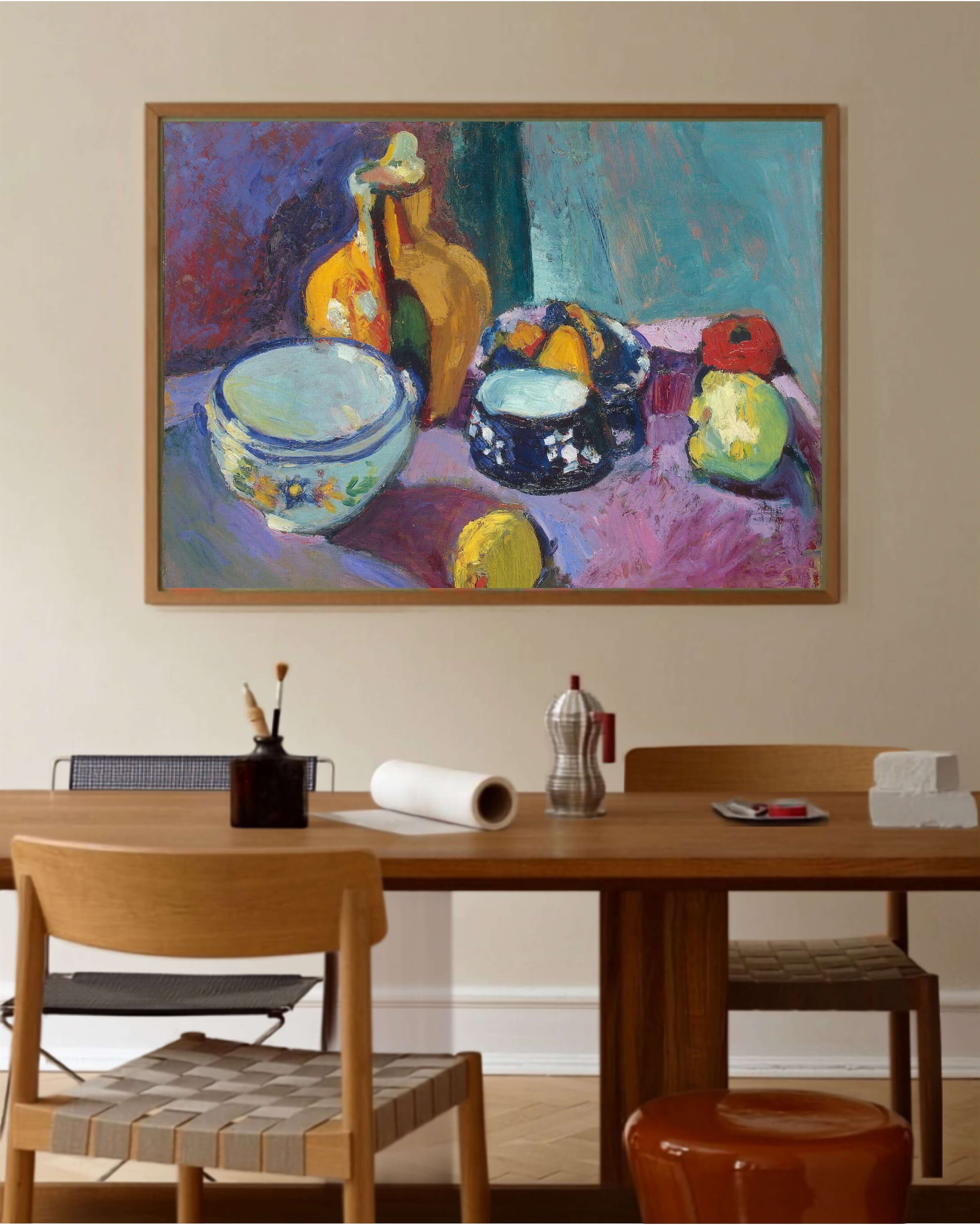 Henri Matisse - Tabaklar Ve Meyveler