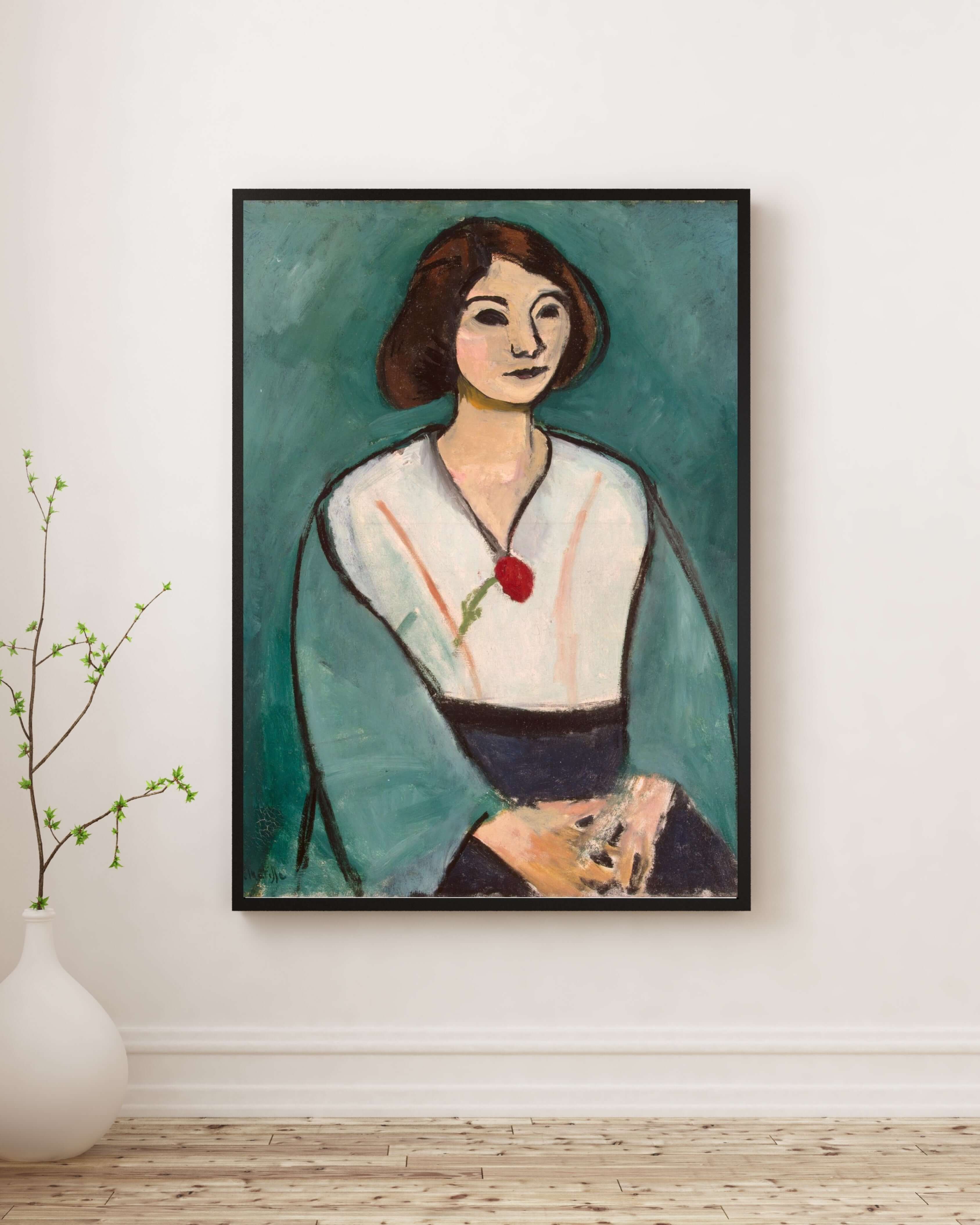 Henri Matisse - Yeşil Giysili Kadın