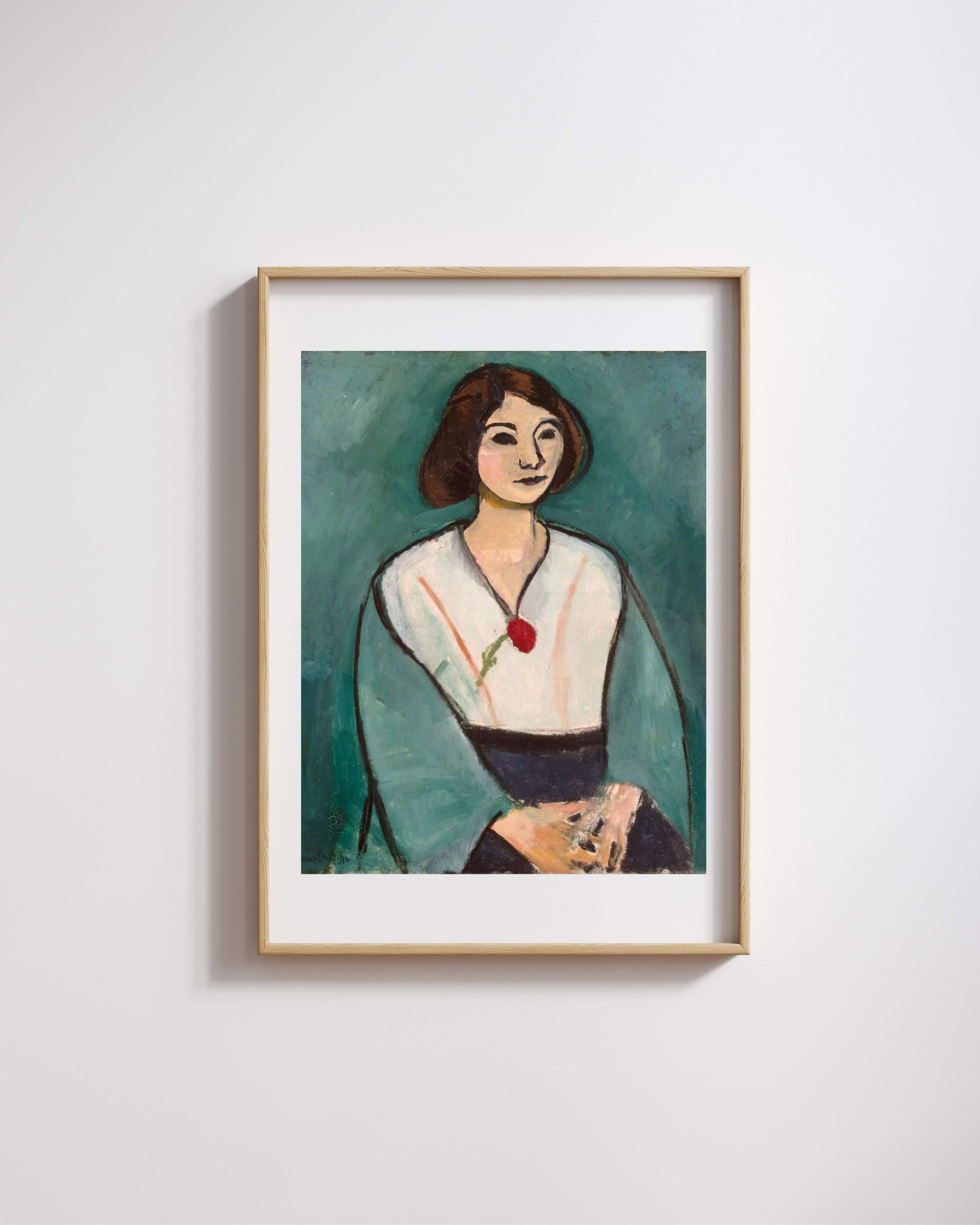 Henri Matisse - Yeşil Giysili Kadın
