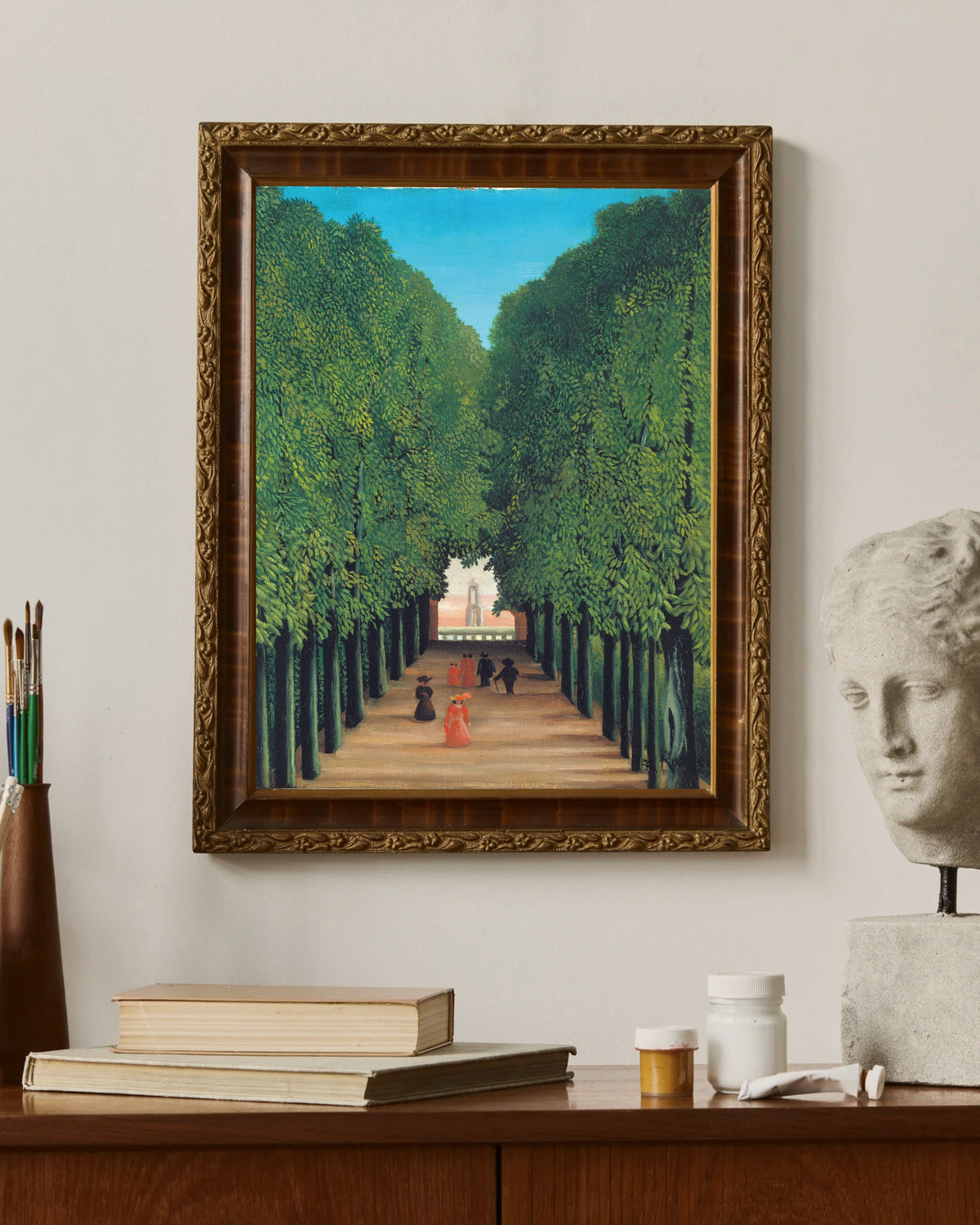 Henri Rousseau - Saint-Cloud Parkı’Nda Ağaçlı Yol