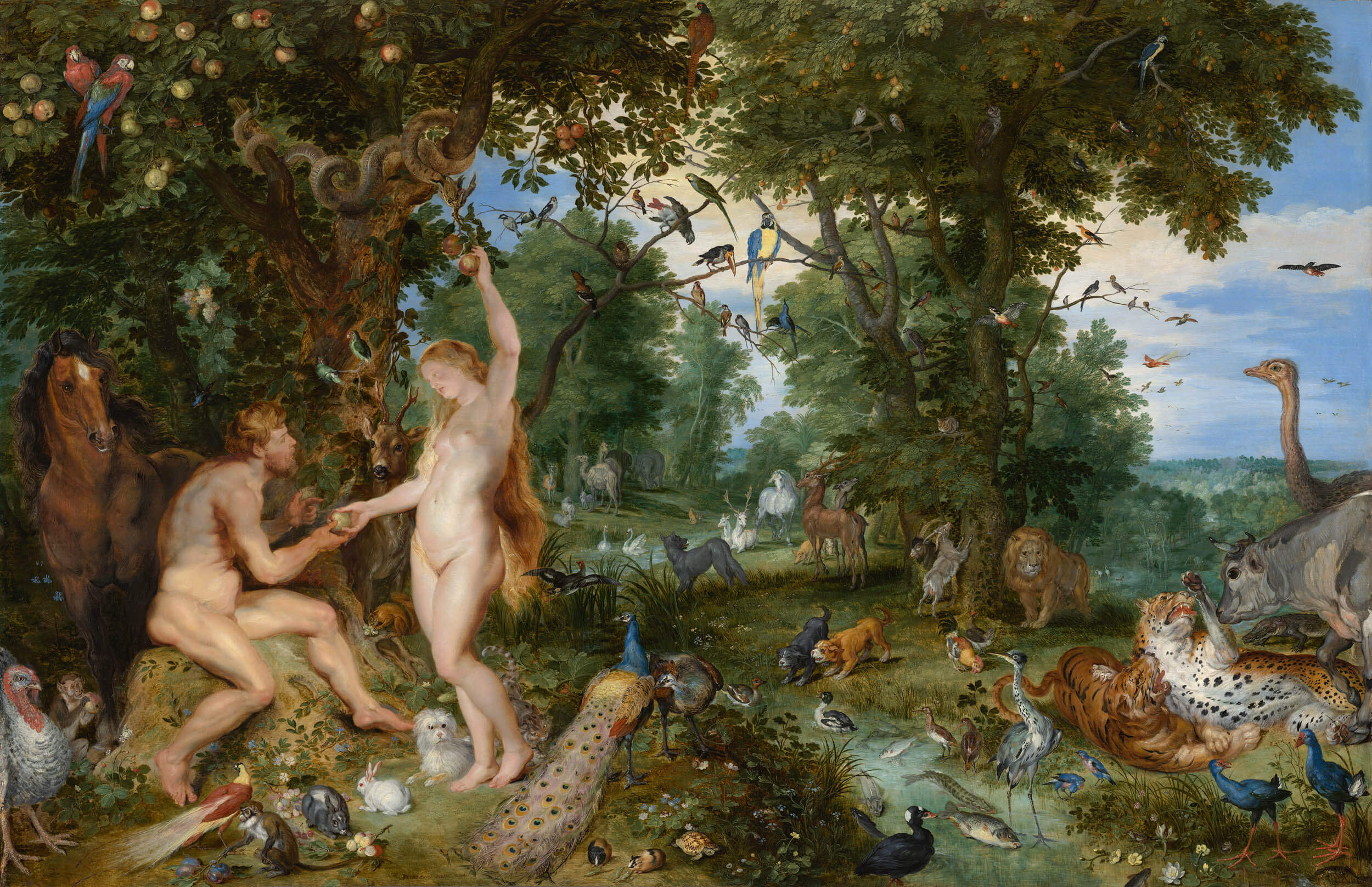 Jan Brueghel The Elder & Peter Paul Rubens - Aden Bahçesi