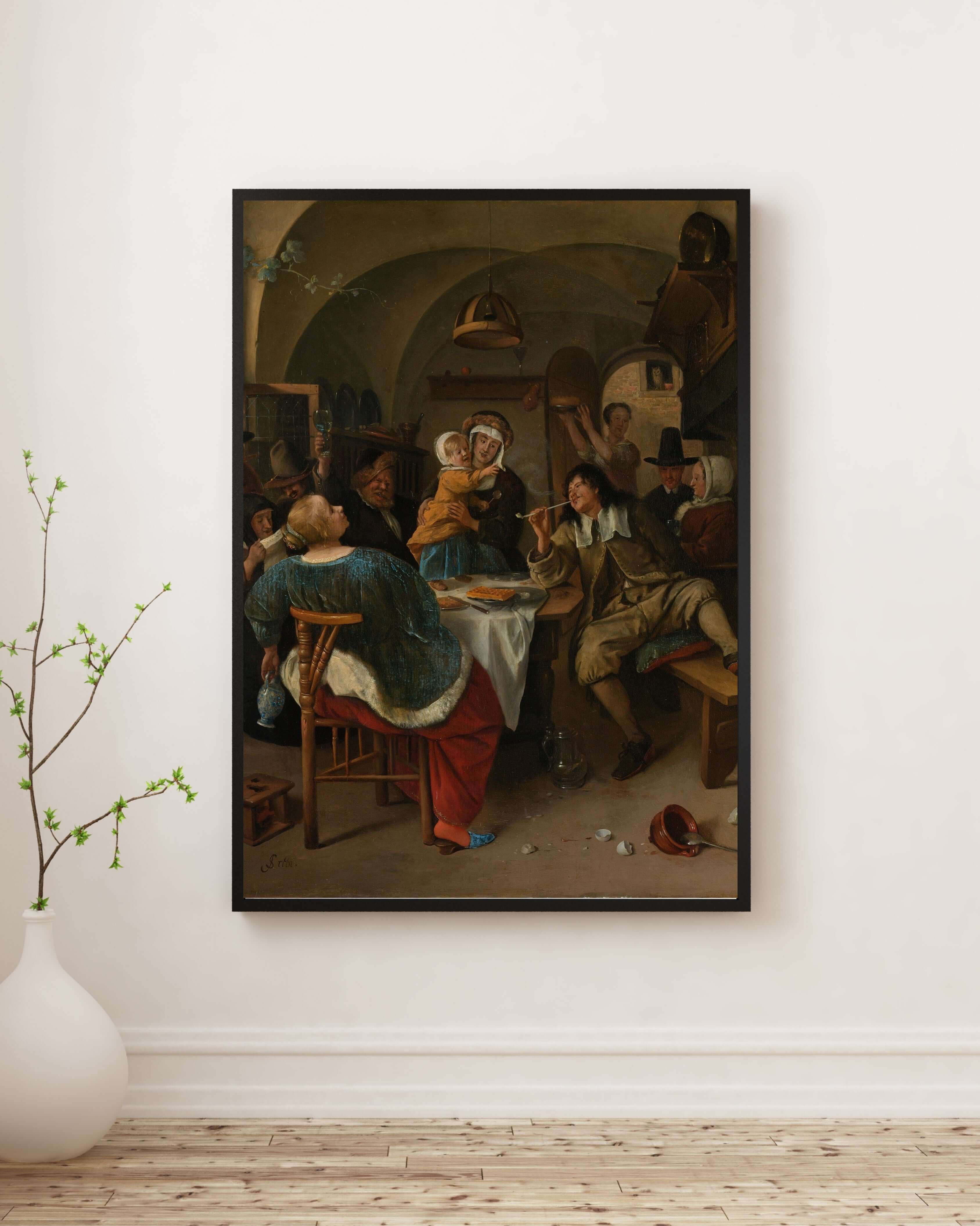 Jan Havicksz. Steen - Aile Sahnesi