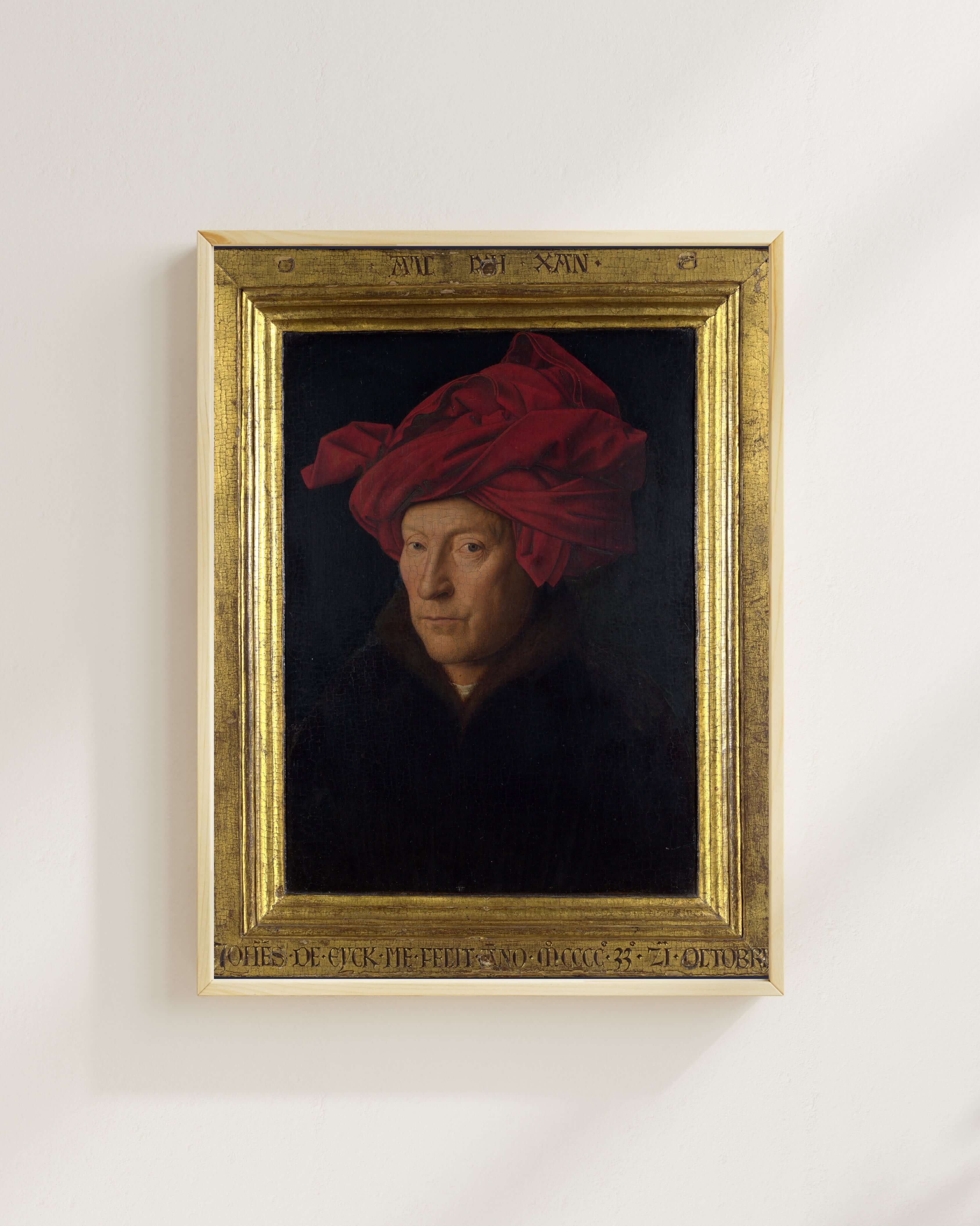Jan Van Eyck - Kırmızı Sarıklı Bir Adamın Portresi