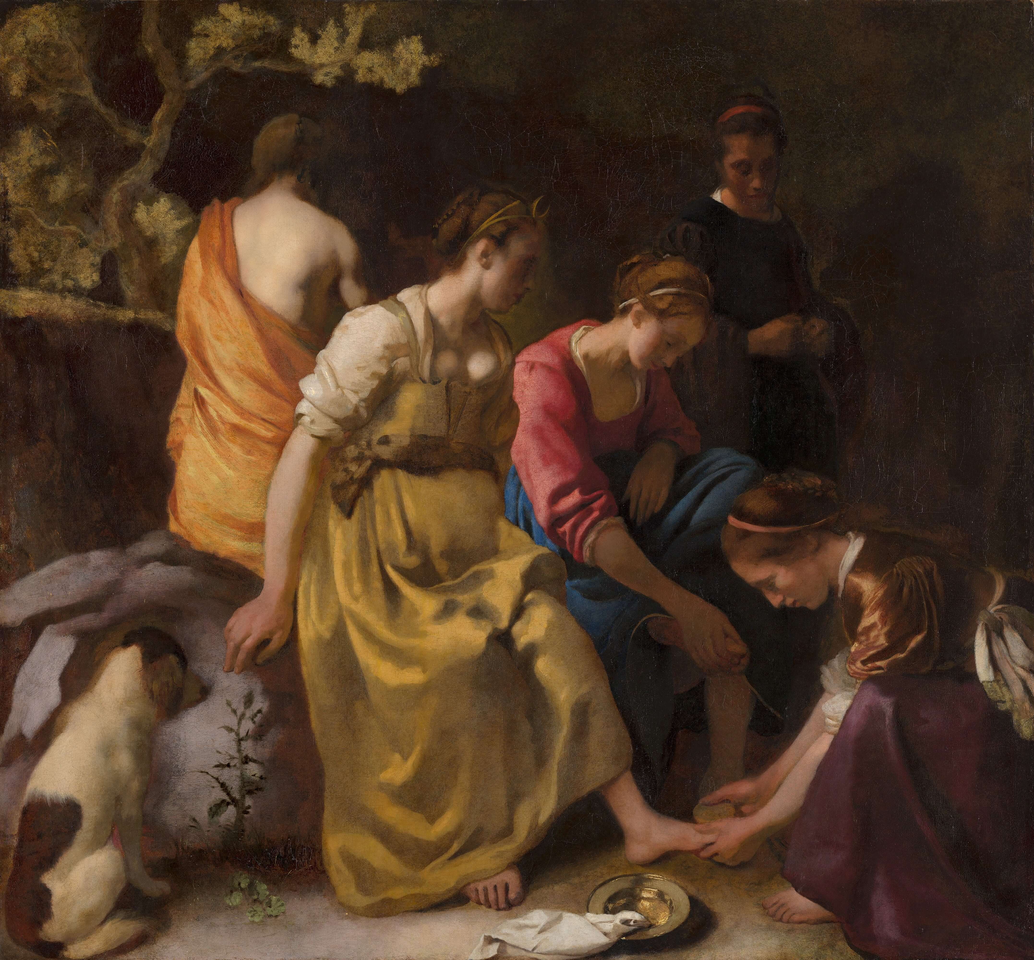 Johannes Vermeer - Diana Ve Nympheleri