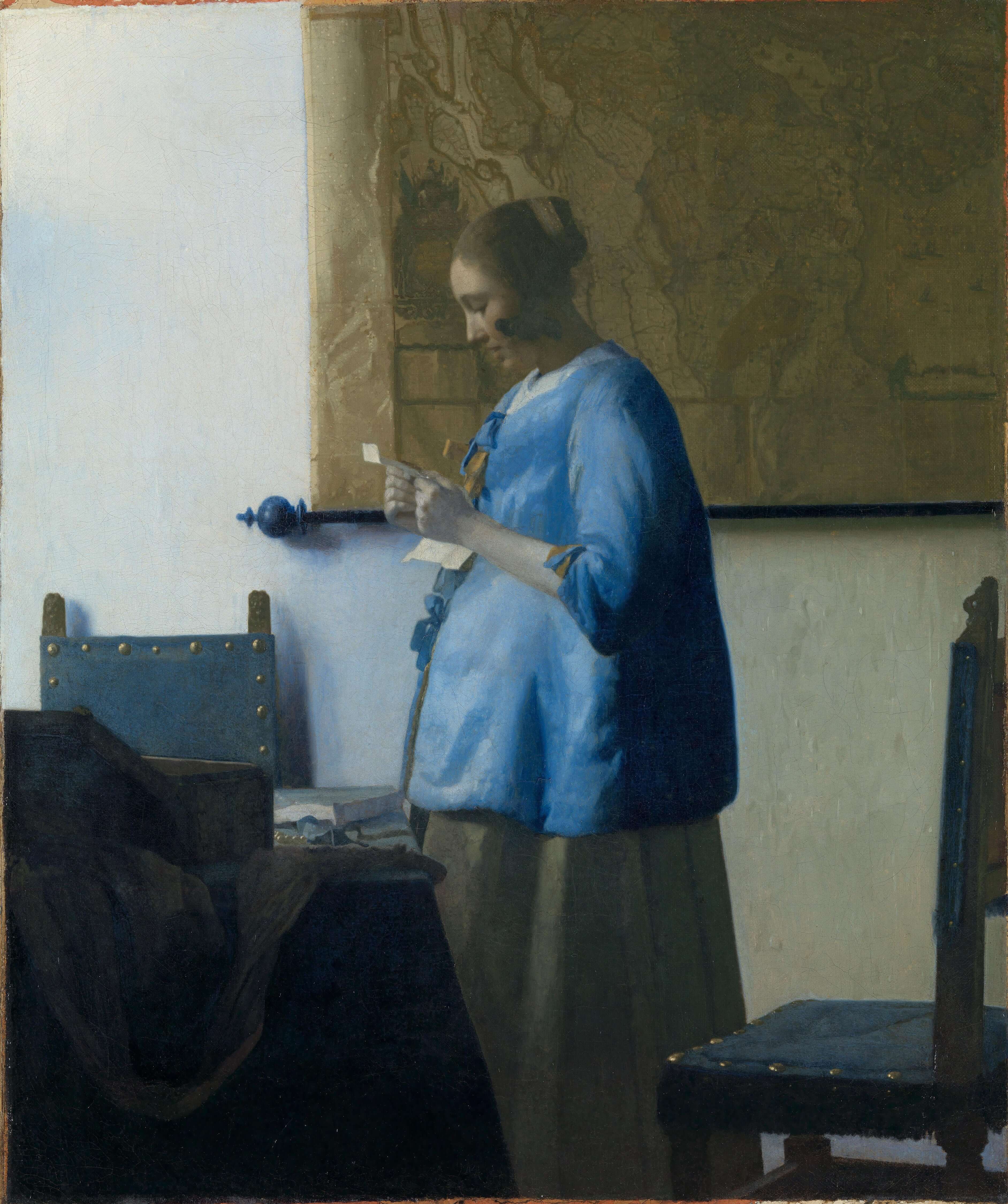 Johannes Vermeer - Mektup Okuyan Kadın