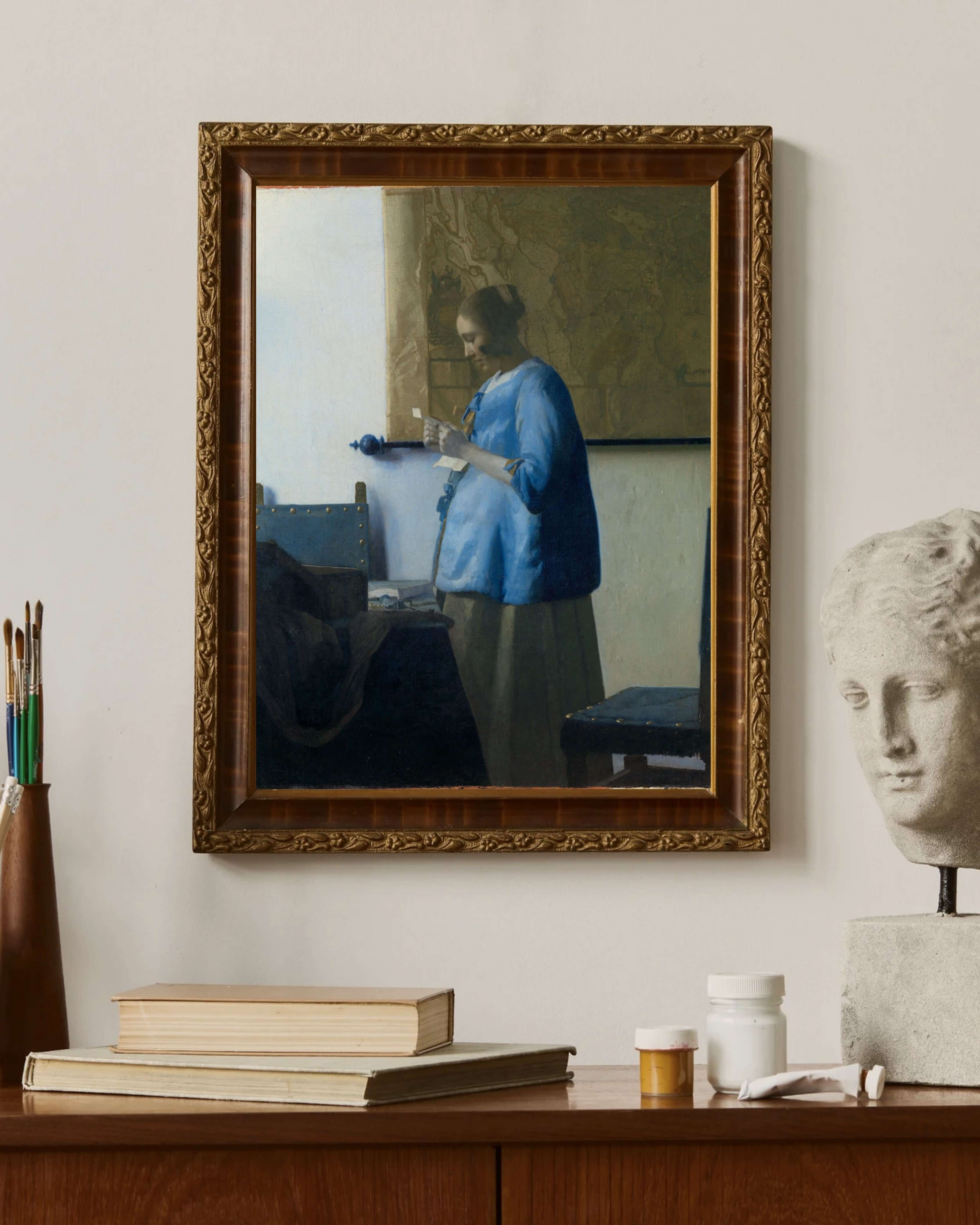 Johannes Vermeer - Mektup Okuyan Kadın