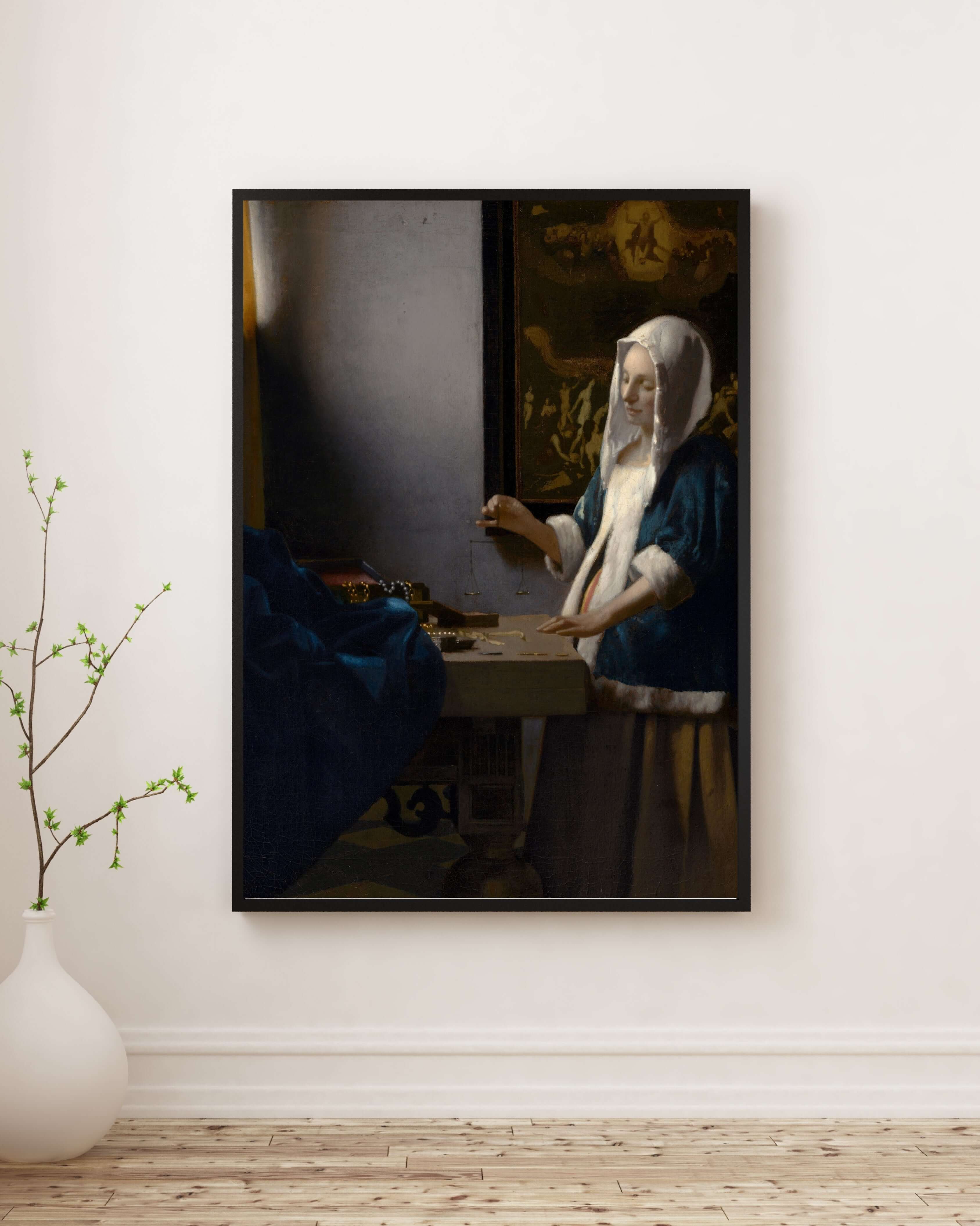 Johannes Vermeer - Terazi Tutan Kadın