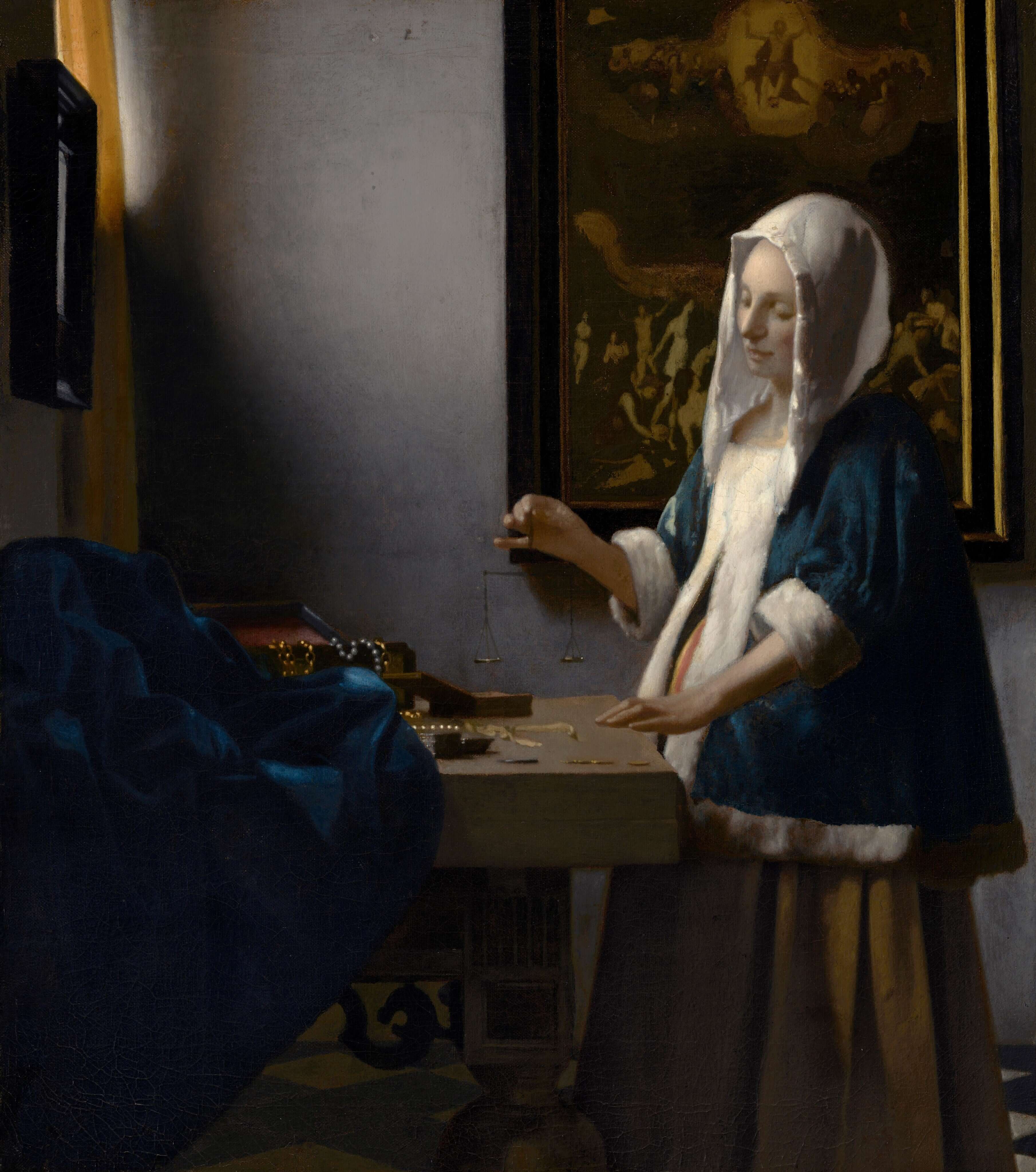 Johannes Vermeer - Terazi Tutan Kadın