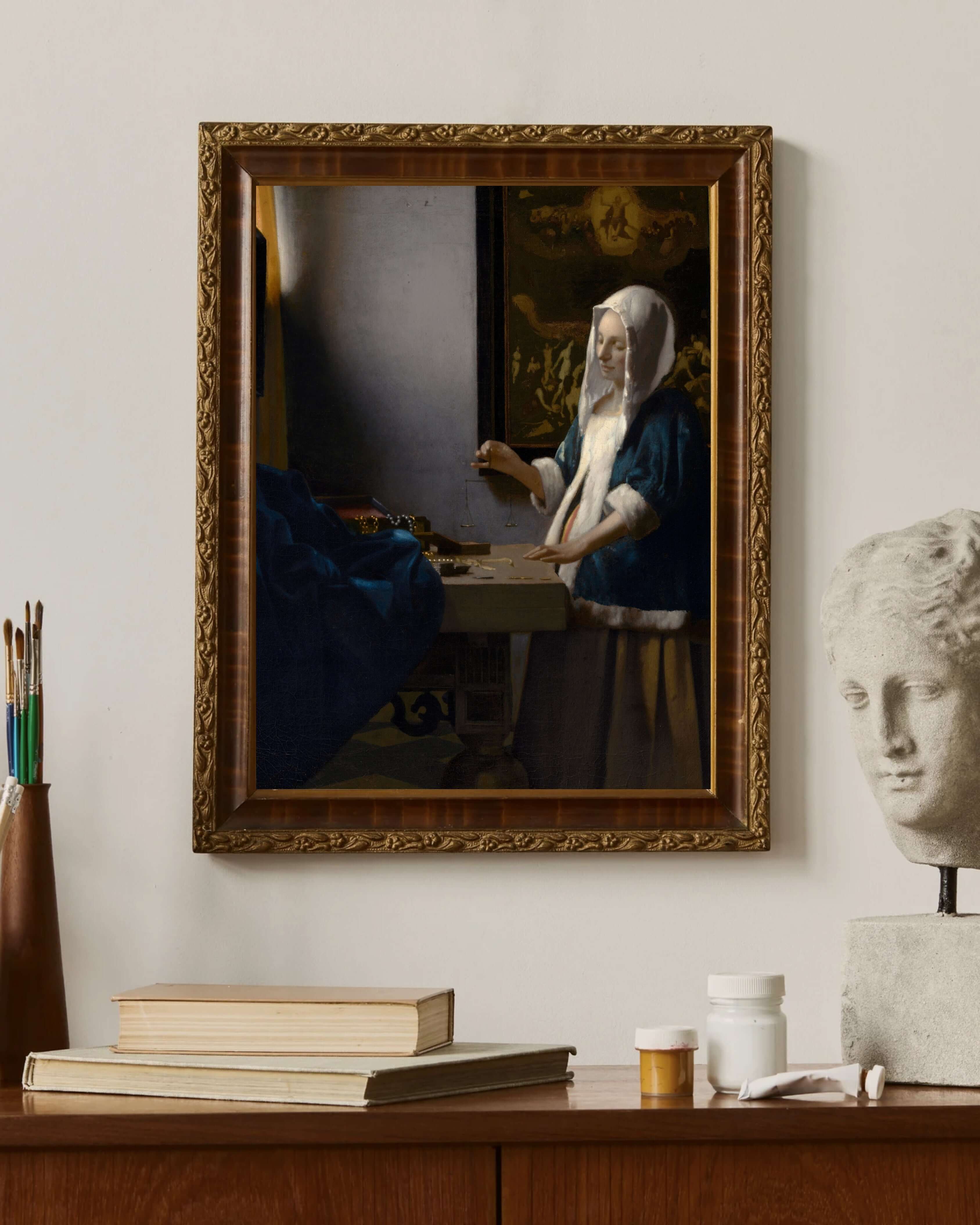 Johannes Vermeer - Terazi Tutan Kadın