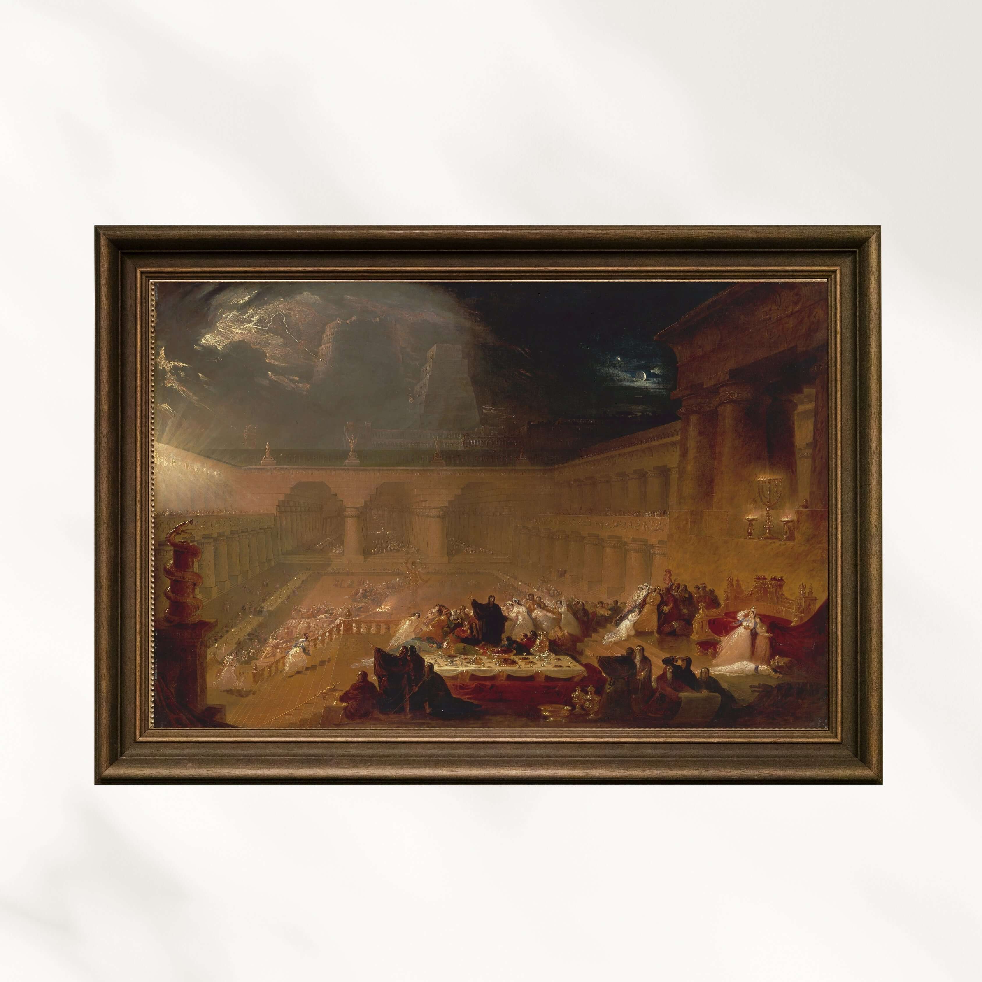 John Martin - Belşazzar’In Şöleni