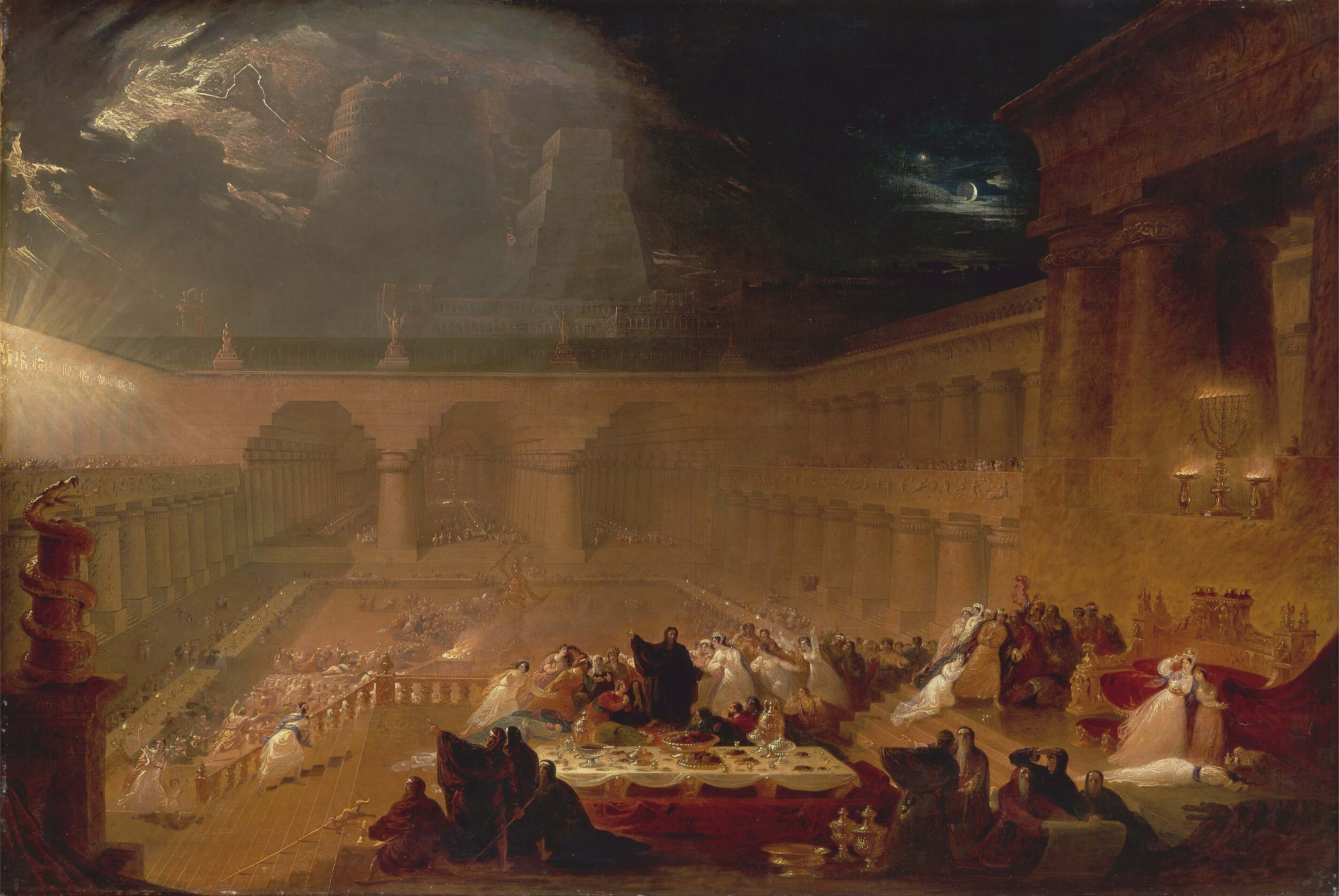 John Martin - Belşazzar’In Şöleni